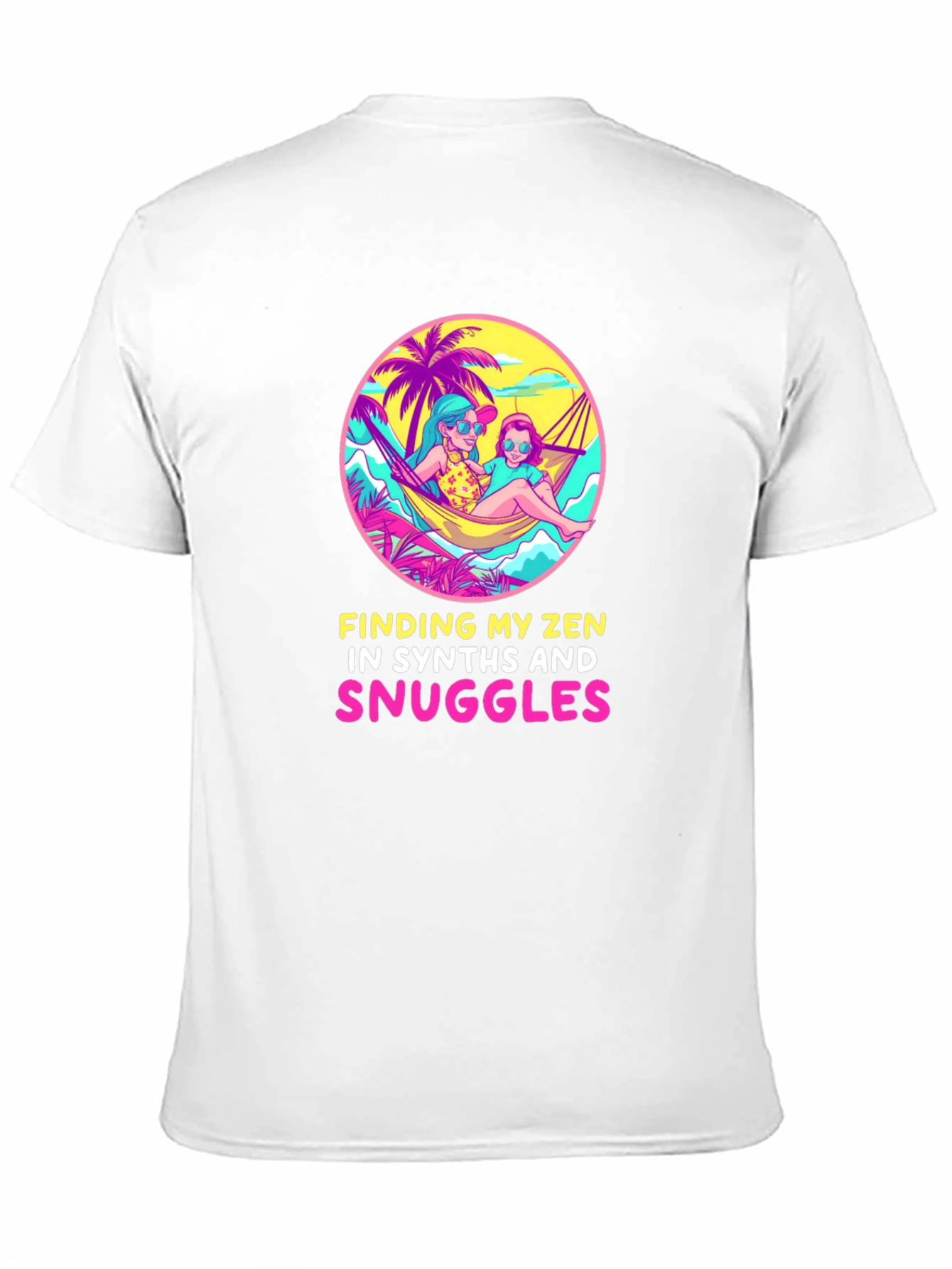 Zen Synthesizer Snuggles Graphic Tee