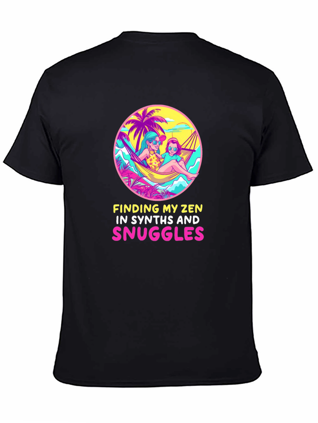 Zen Synthesizer Snuggles Graphic Tee