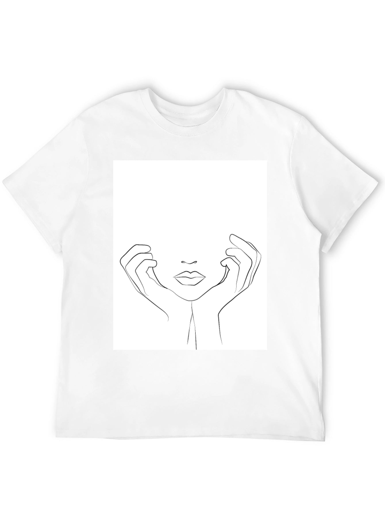 Minimalist Line Art T-Shirt