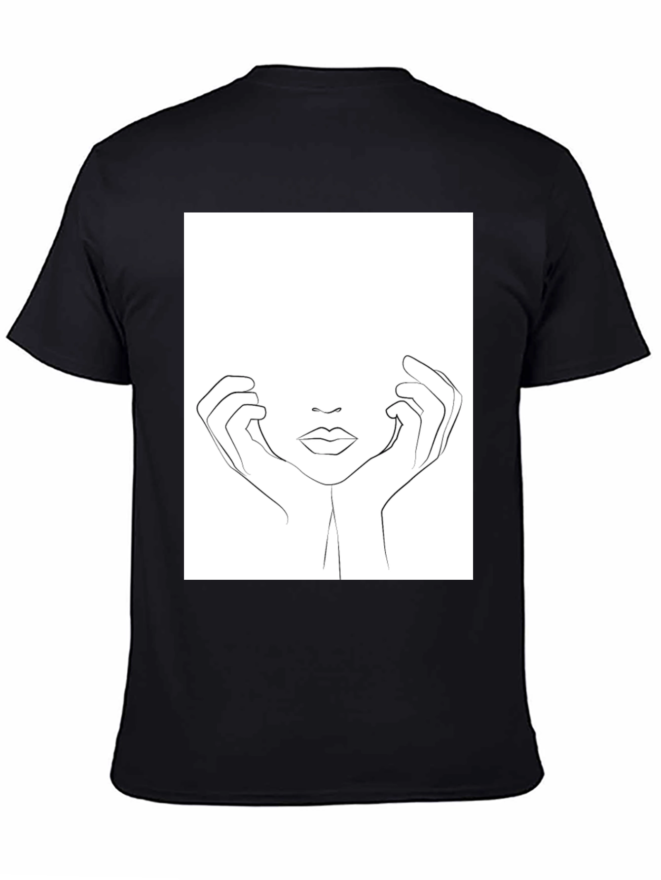 Minimalist Line Art T-Shirt