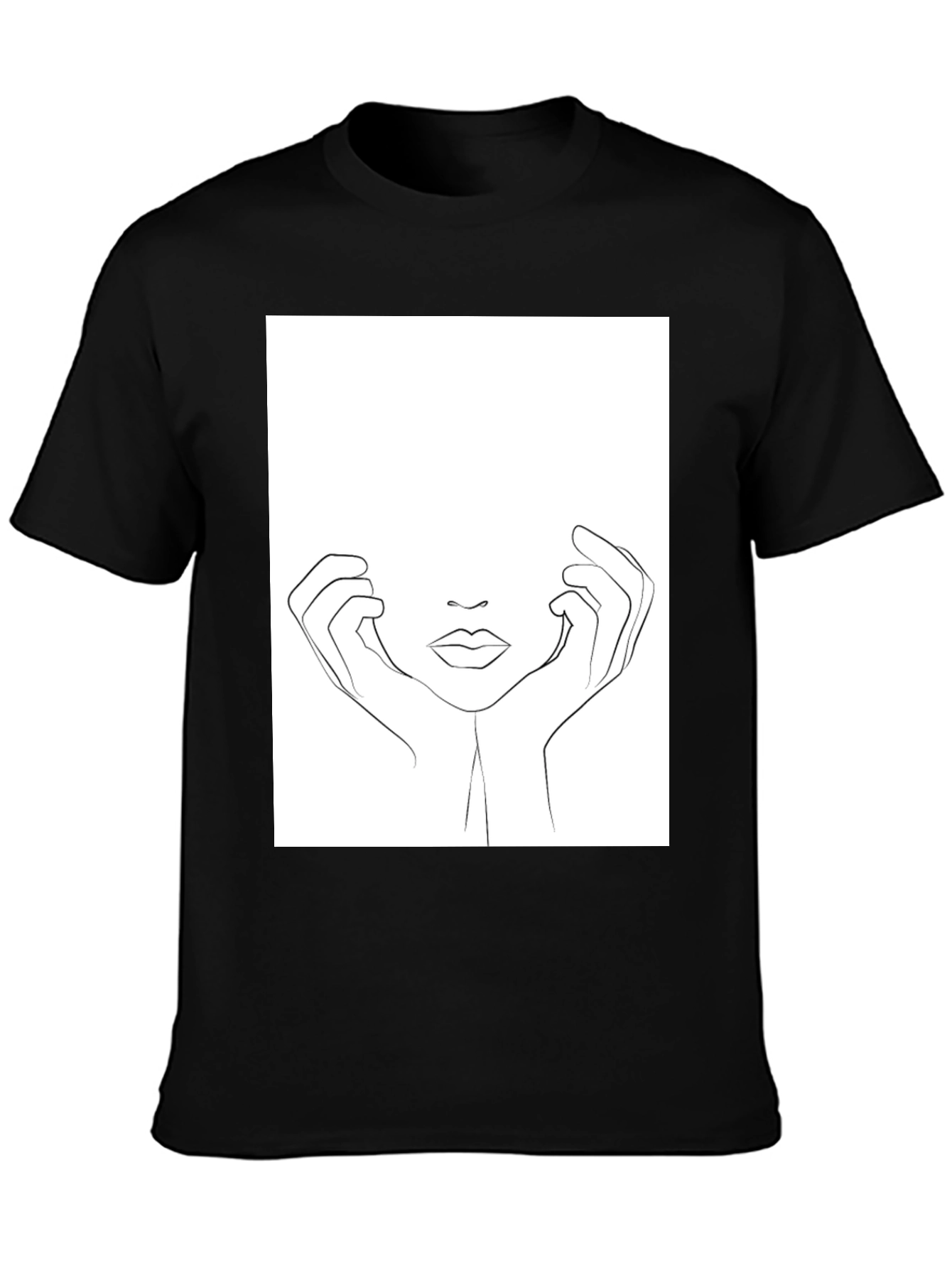 Minimalist Line Art T-Shirt