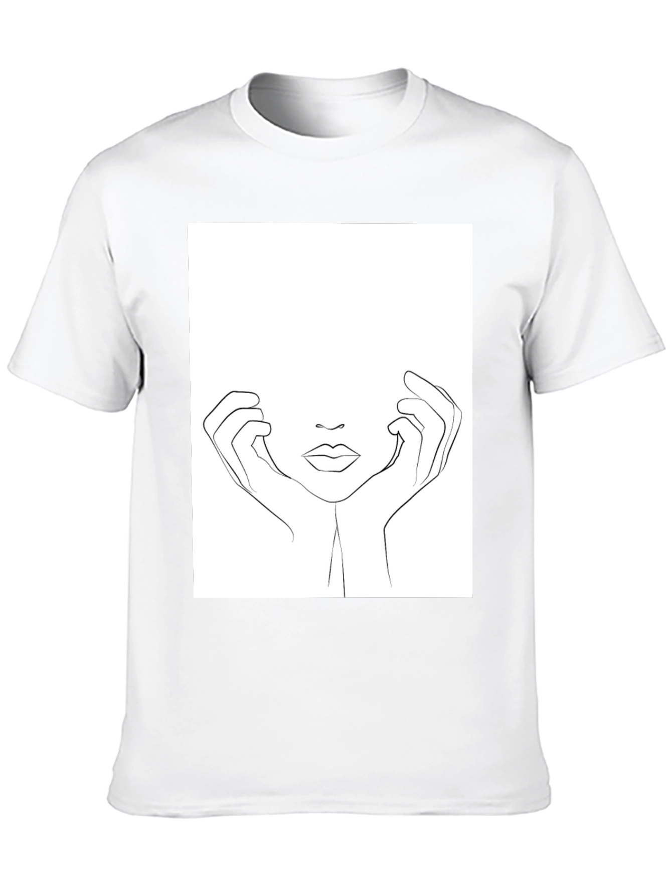 Minimalist Line Art T-Shirt