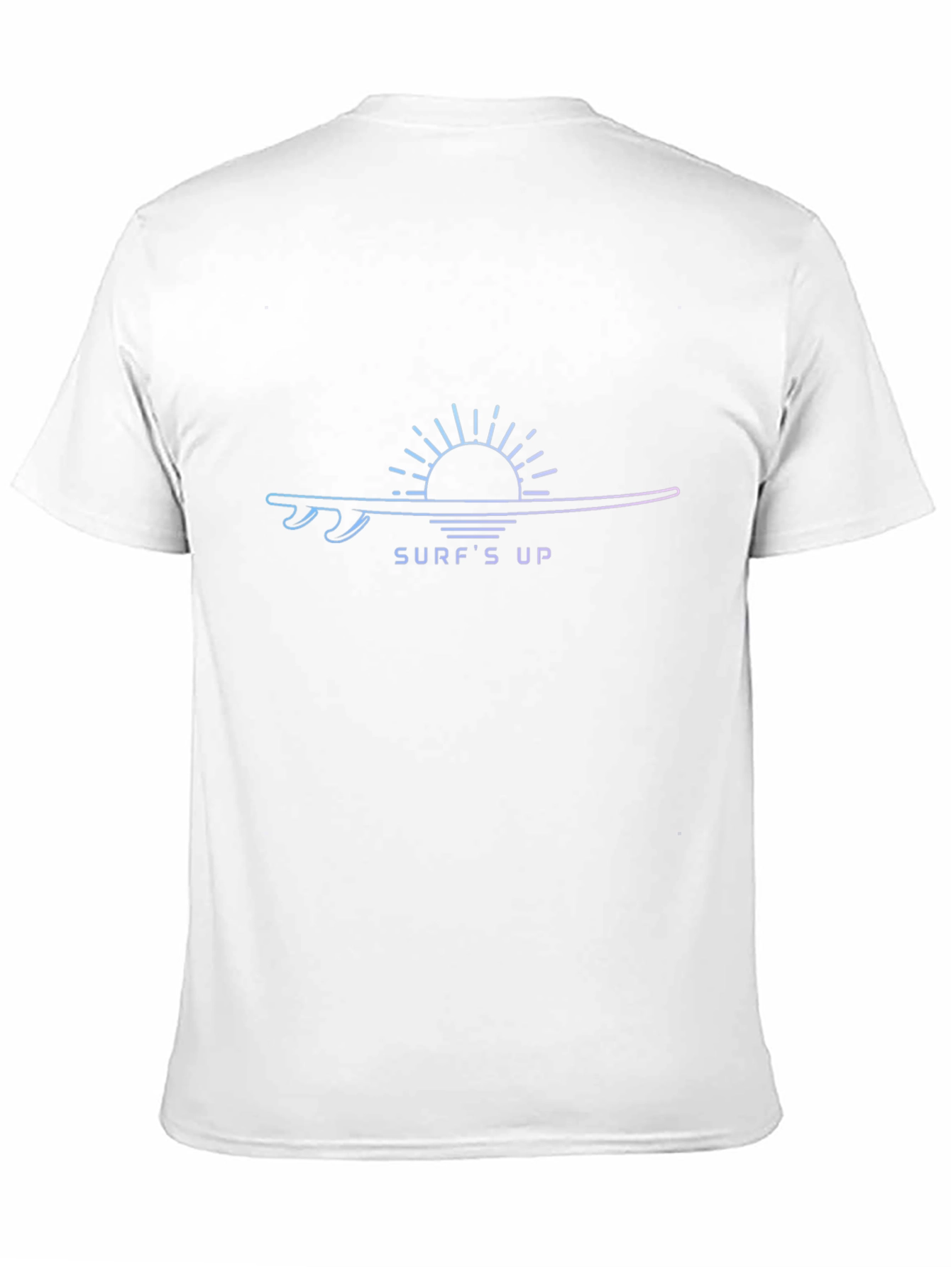 Surfs Up Graphic Tee - Black Cotton T-Shirt