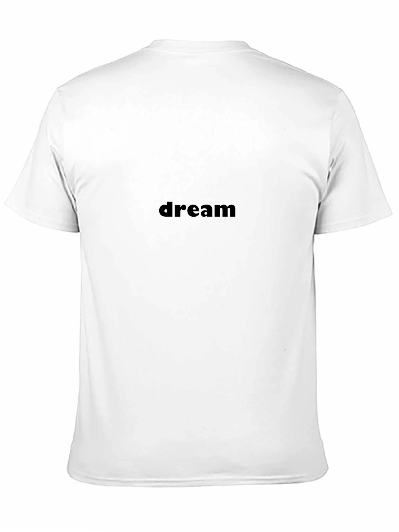 Dream Black T-Shirt Casual Cotton Tee