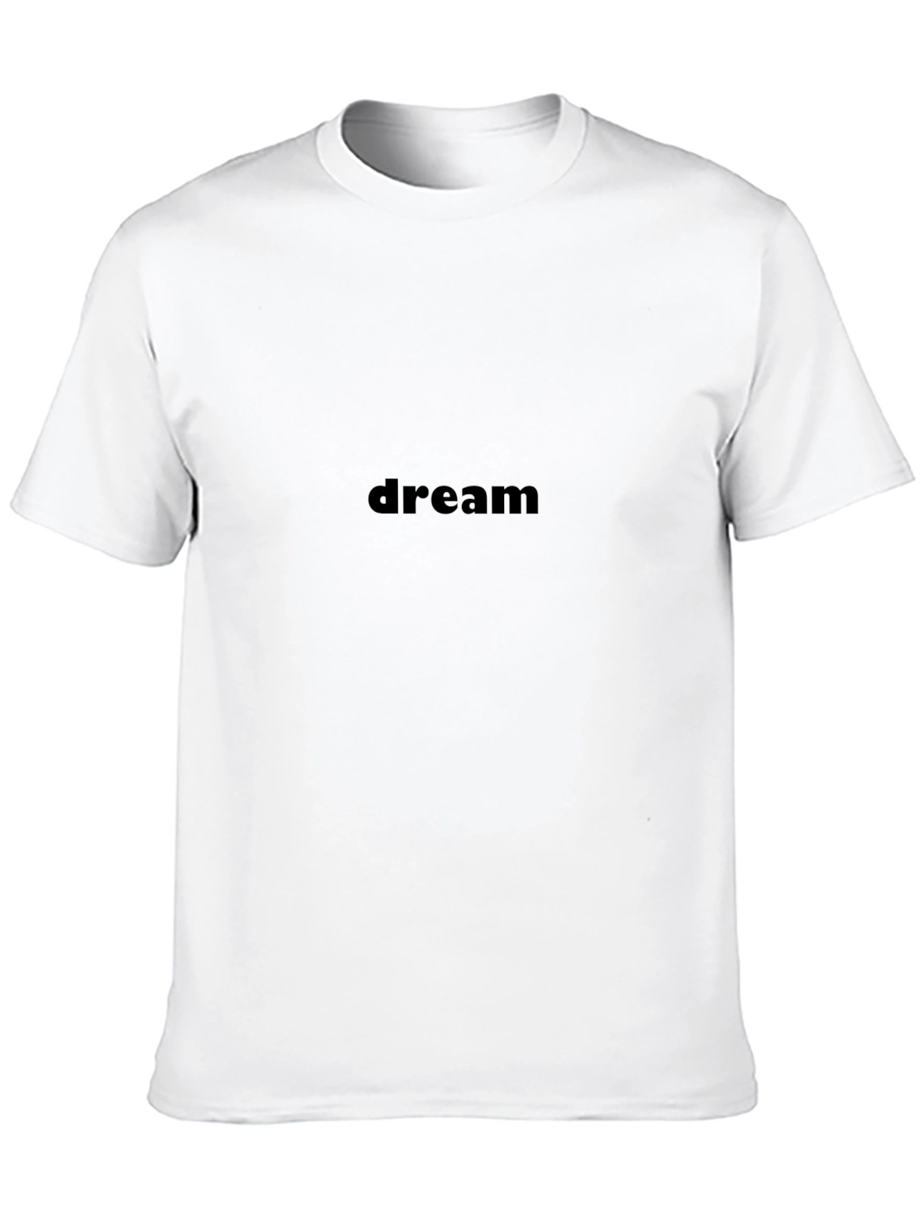 Dream Black T-Shirt Casual Cotton Tee