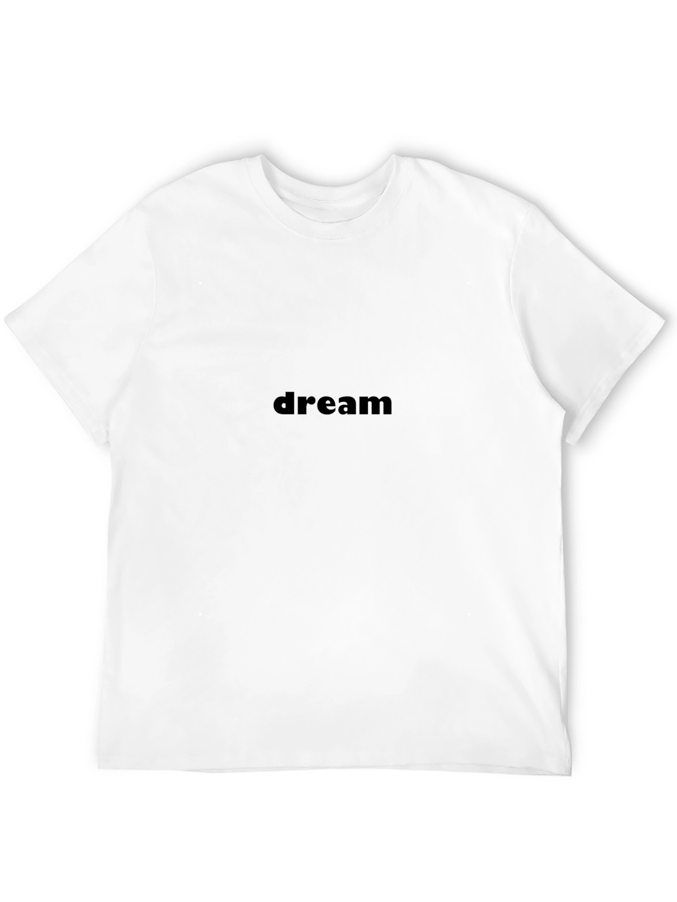 Dream Black T-Shirt Casual Cotton Tee