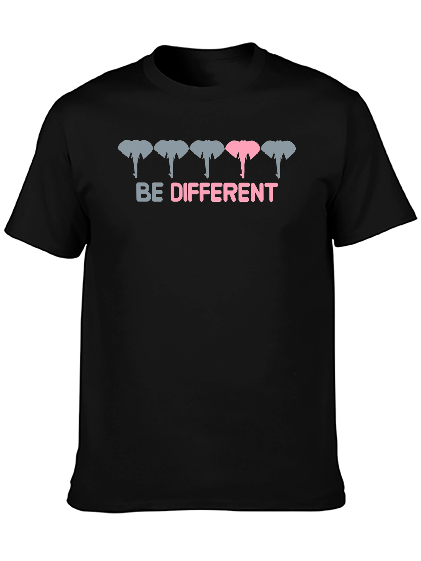 Be Different Elephant Tee - Unique Graphic T-Shirt