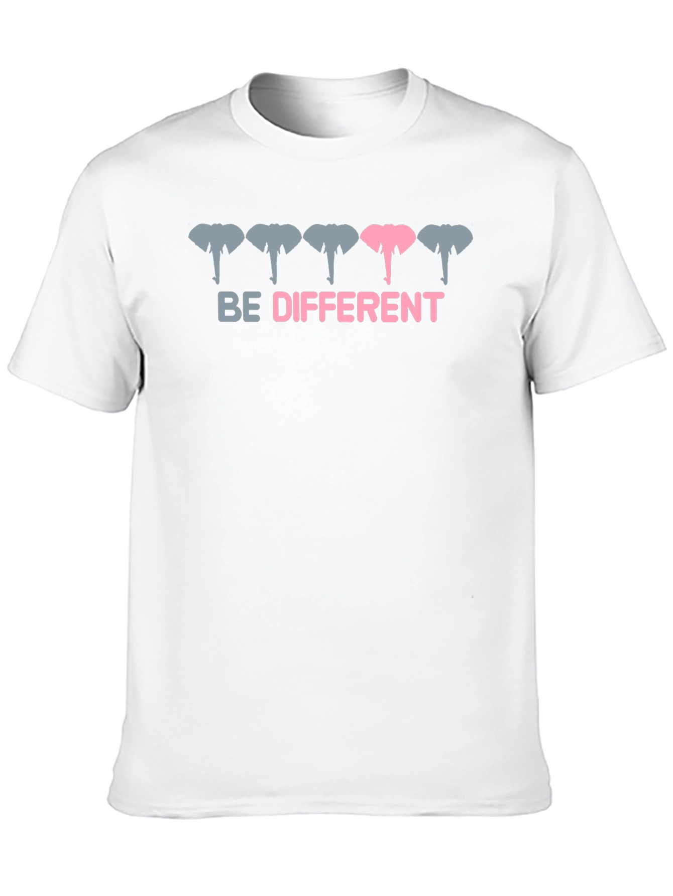 Be Different Elephant Tee - Unique Graphic T-Shirt