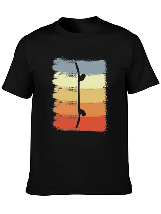 Retro Skateboard Graphic Tee - Cool Vintage Style