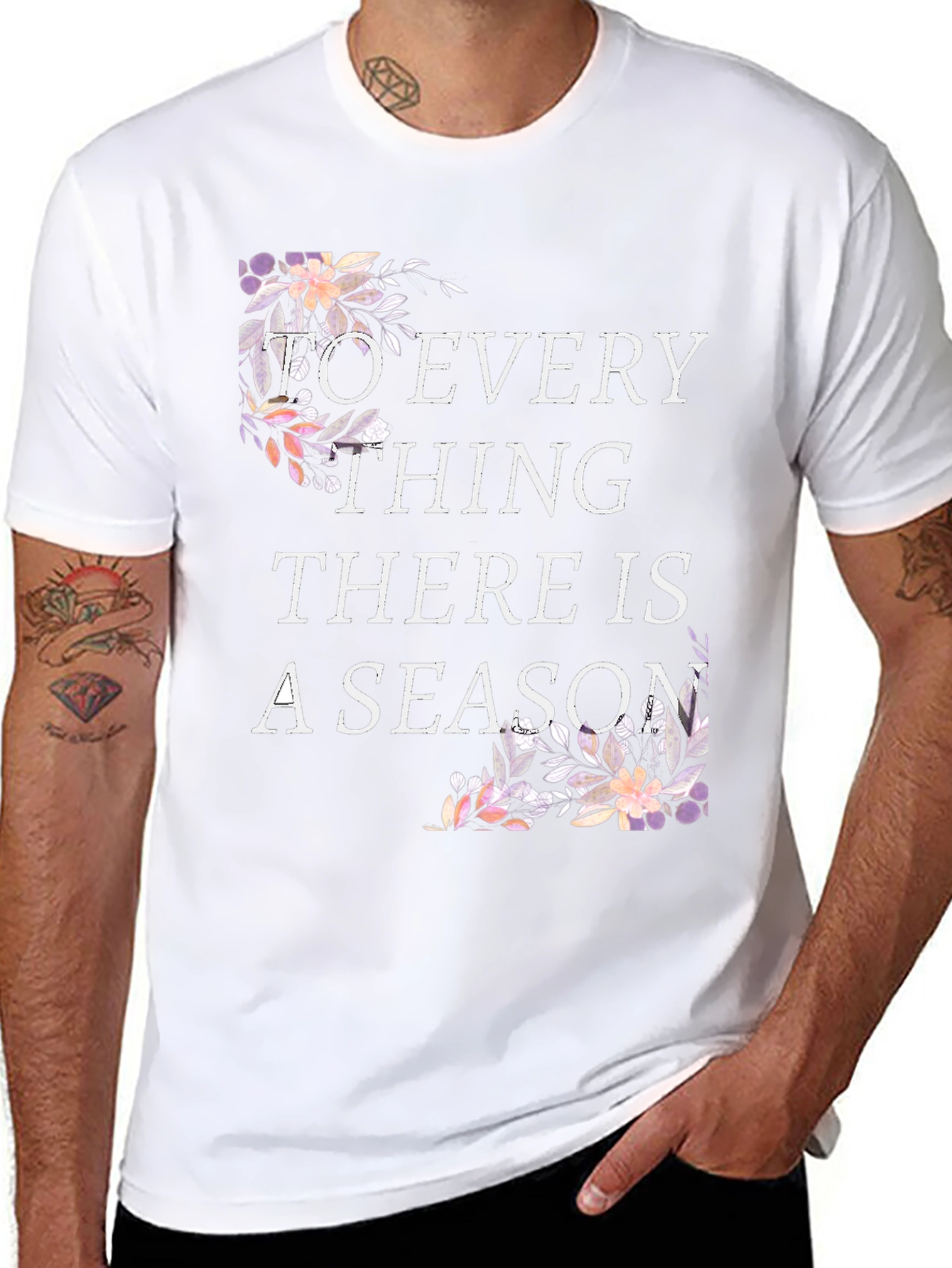 Floral Season Graphic Tee - Comfort Fit