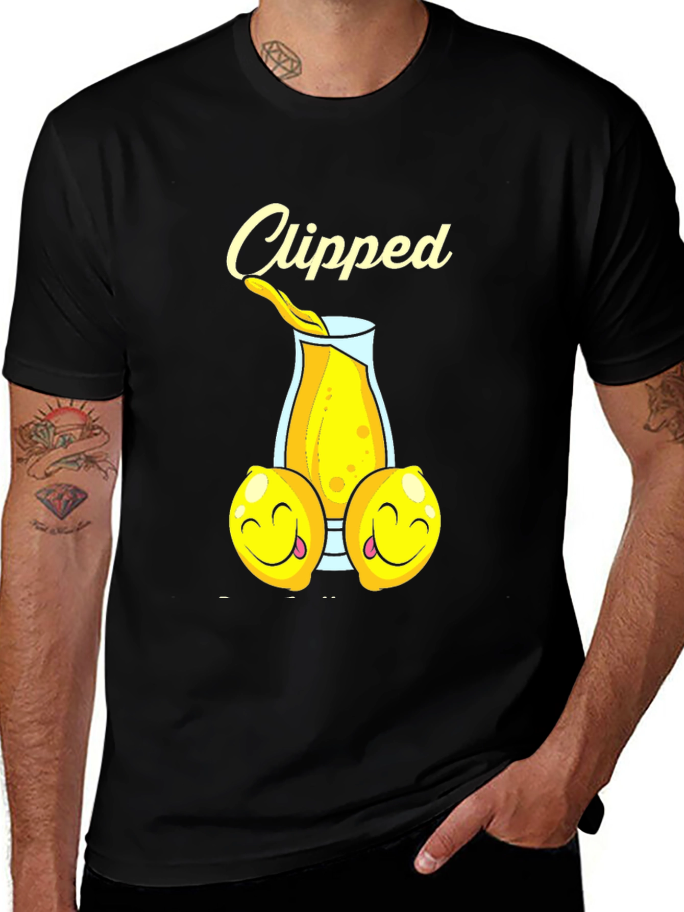 Clipped Lemon Juice Graphic T-Shirt
