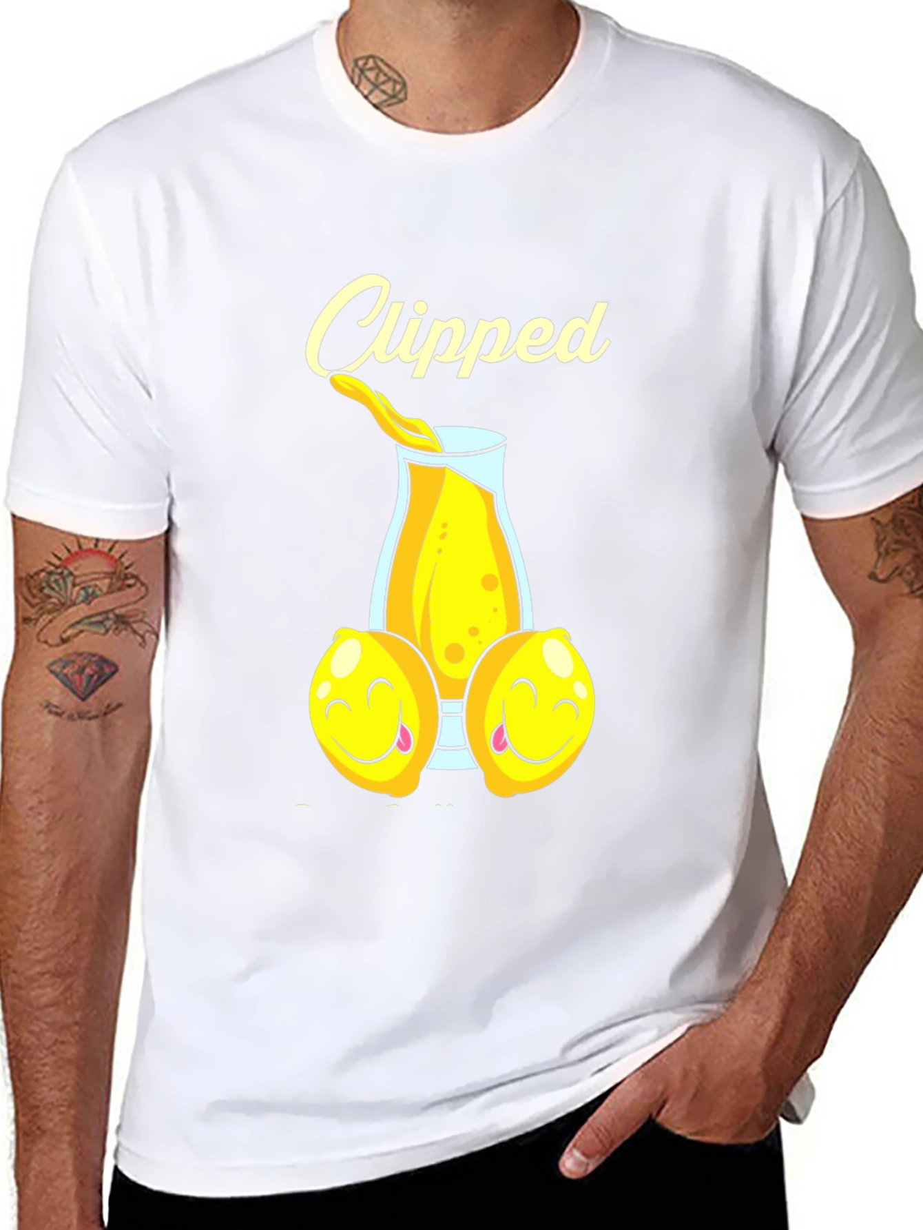 Clipped Lemon Juice Graphic T-Shirt