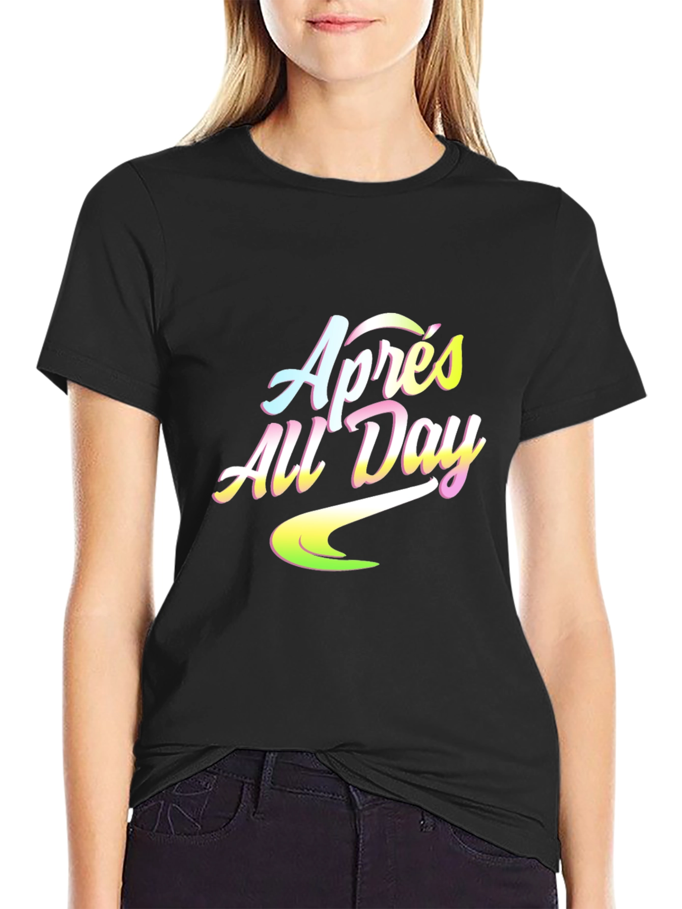 Après All Day Black T-Shirt