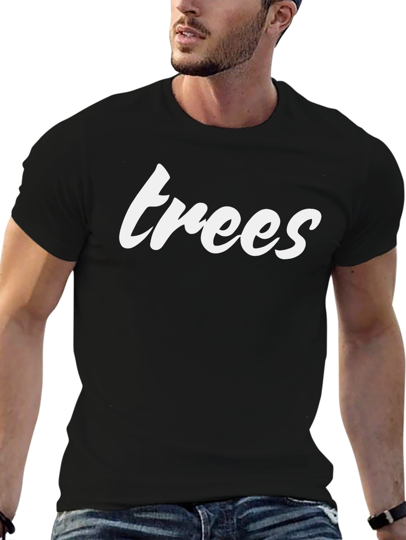 Trees Graphic T-Shirt - Black