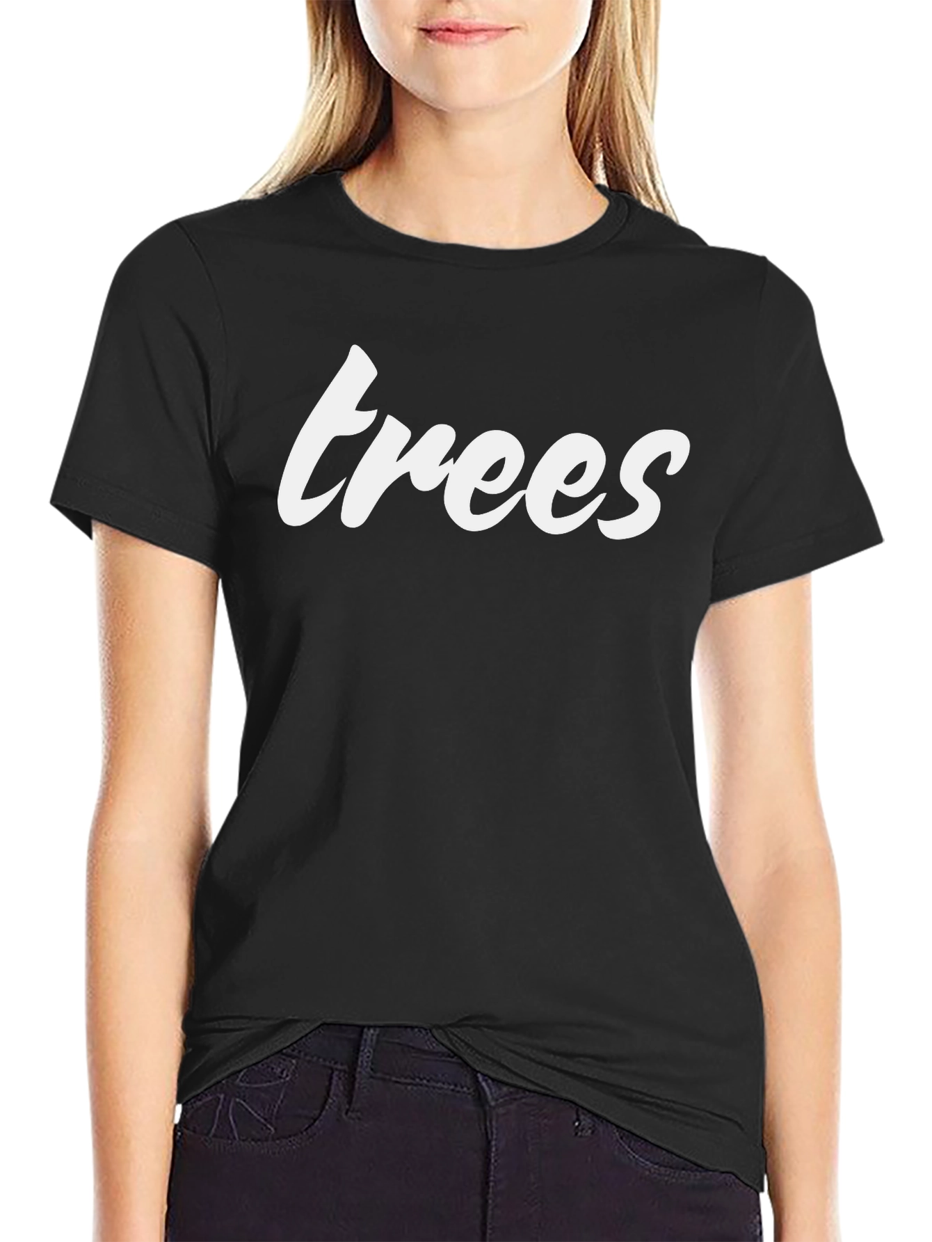 Trees Graphic T-Shirt - Black