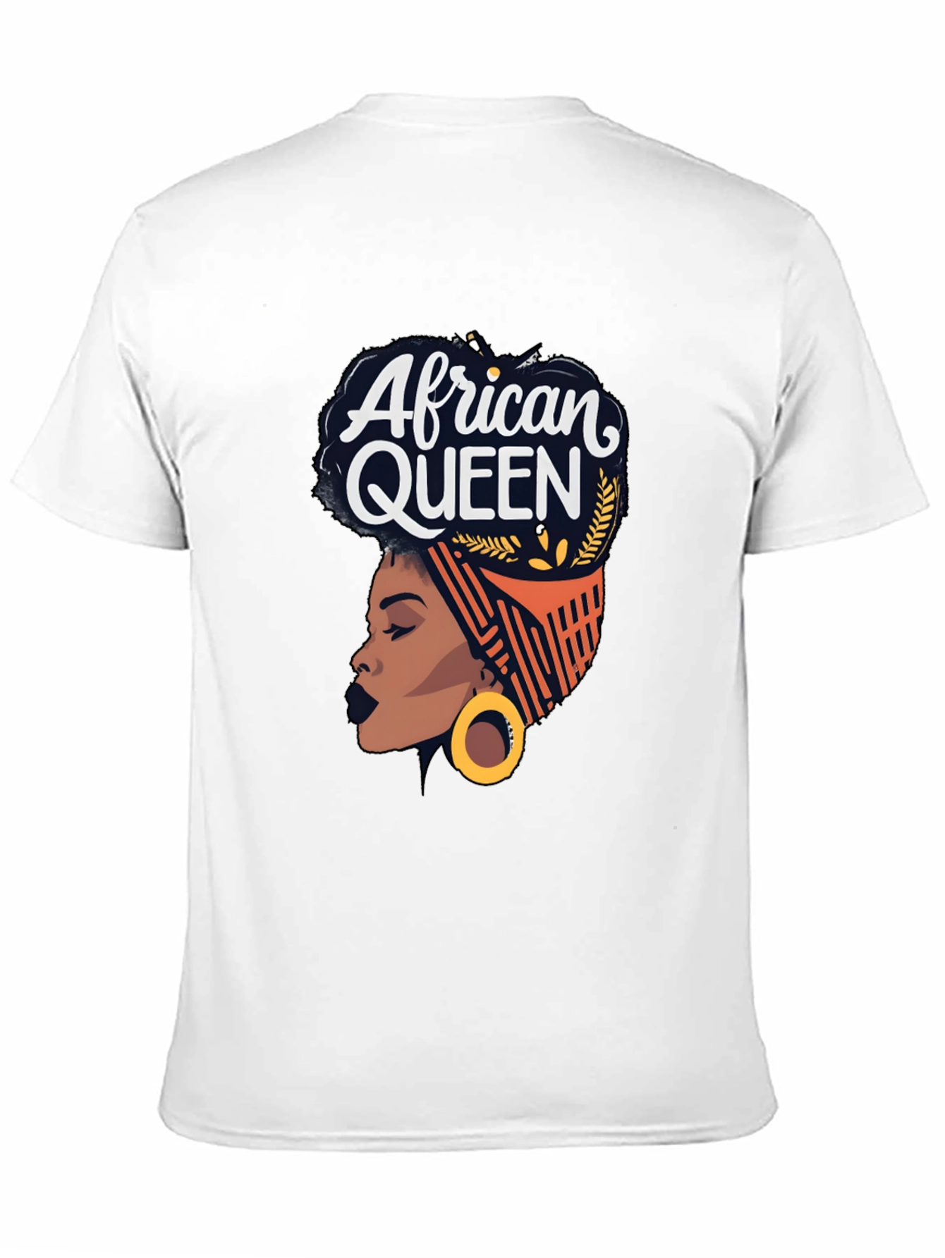 African Queen Graphic T-Shirt - Black