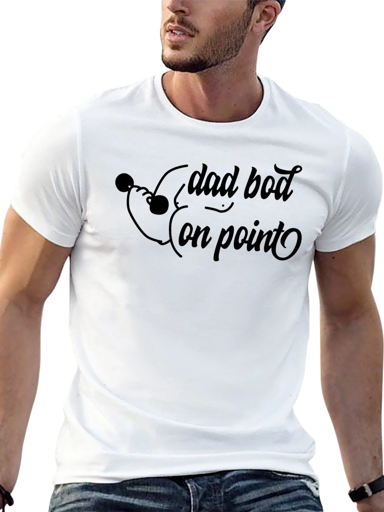 Dad Bod On Point Mens T-Shirt