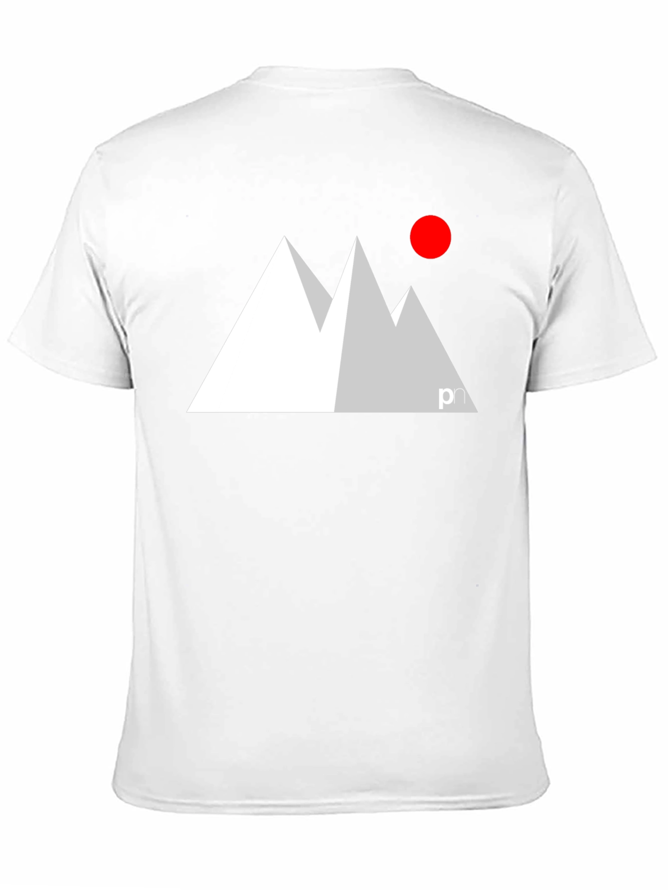 Modern Mountain Graphic Tee - Black