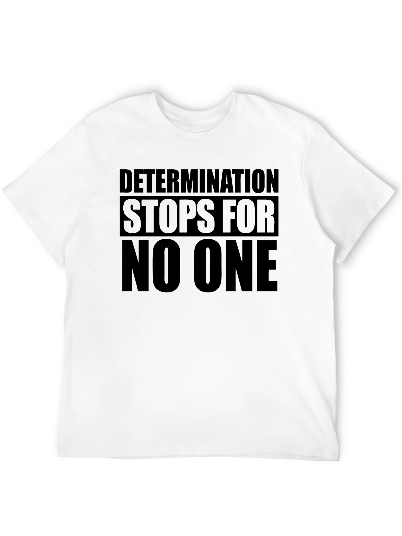 Determination Black Graphic Tee