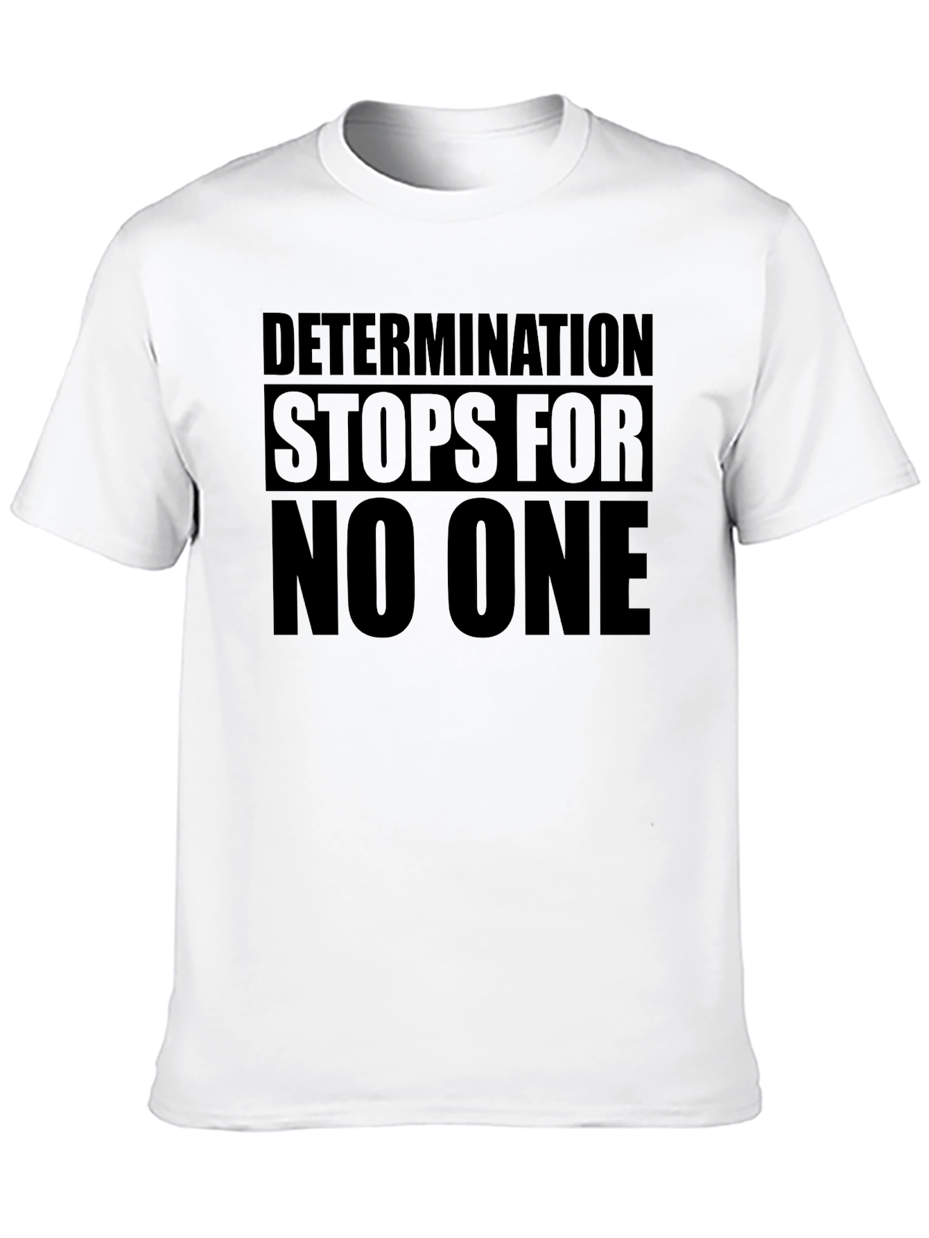 Determination Black Graphic Tee