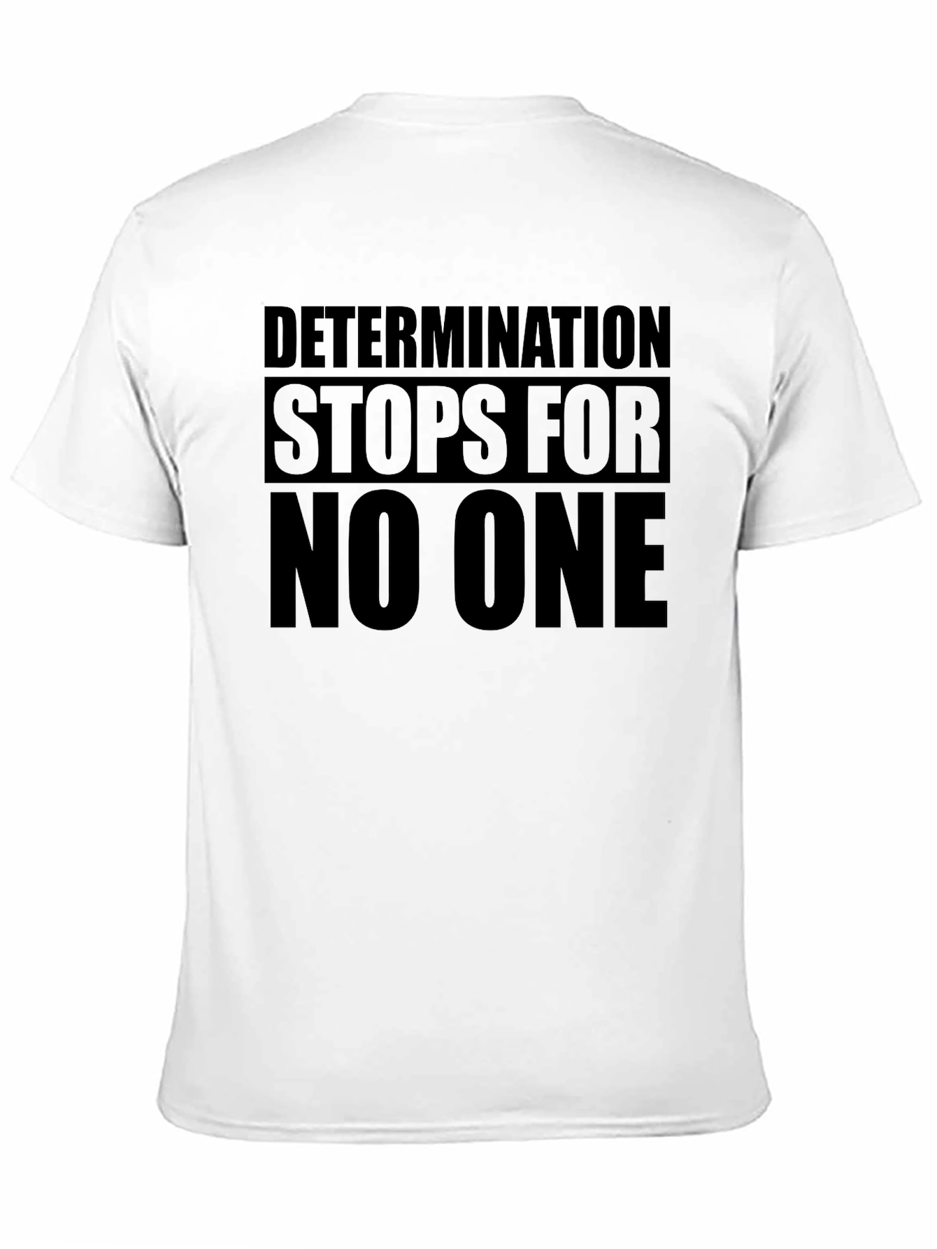 Determination Black Graphic Tee