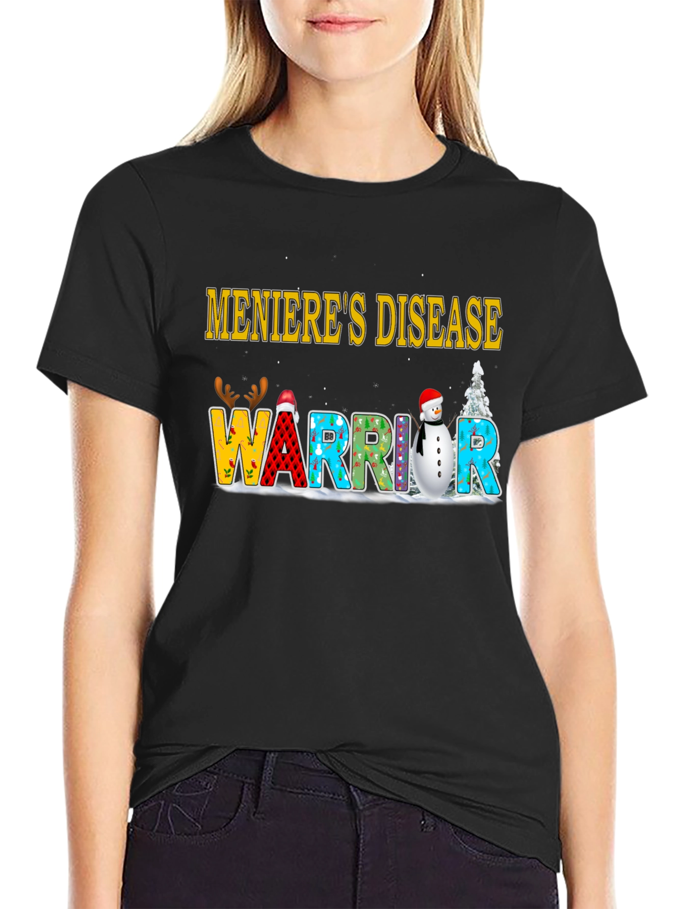 Menieres Disease Warrior Holiday T-Shirt