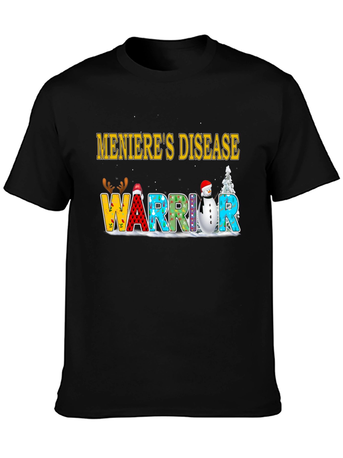 Menieres Disease Warrior Holiday T-Shirt
