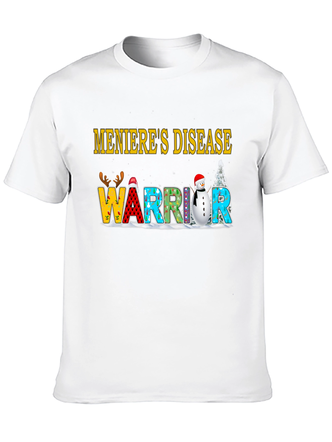 Menieres Disease Warrior Holiday T-Shirt