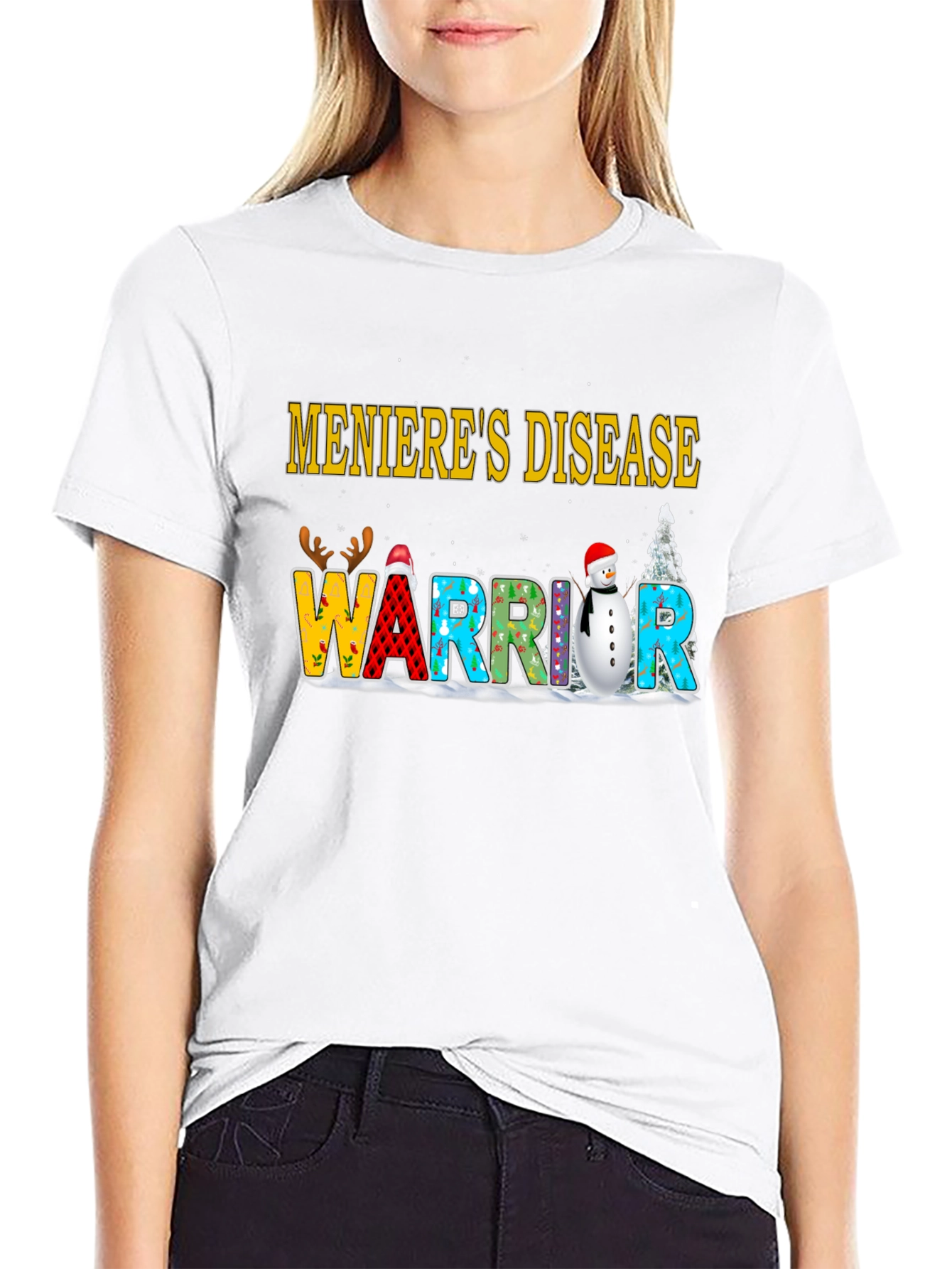 Menieres Disease Warrior Holiday T-Shirt