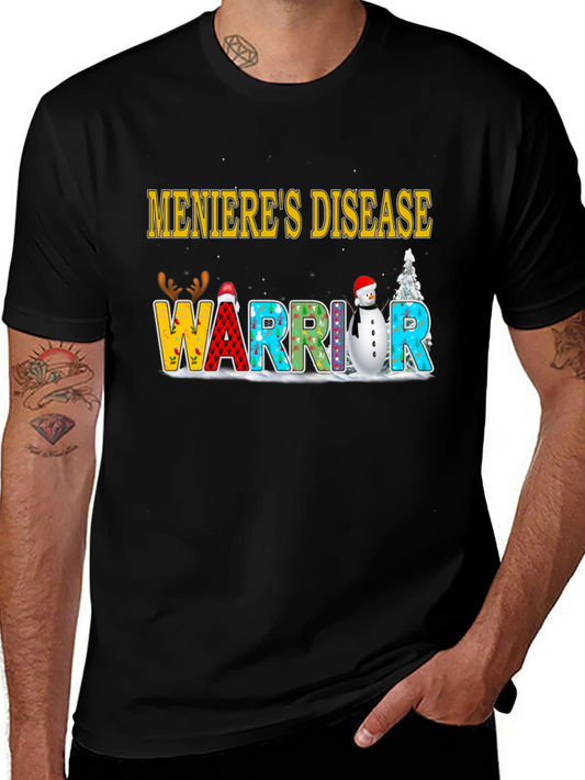 Menieres Disease Warrior Holiday T-Shirt