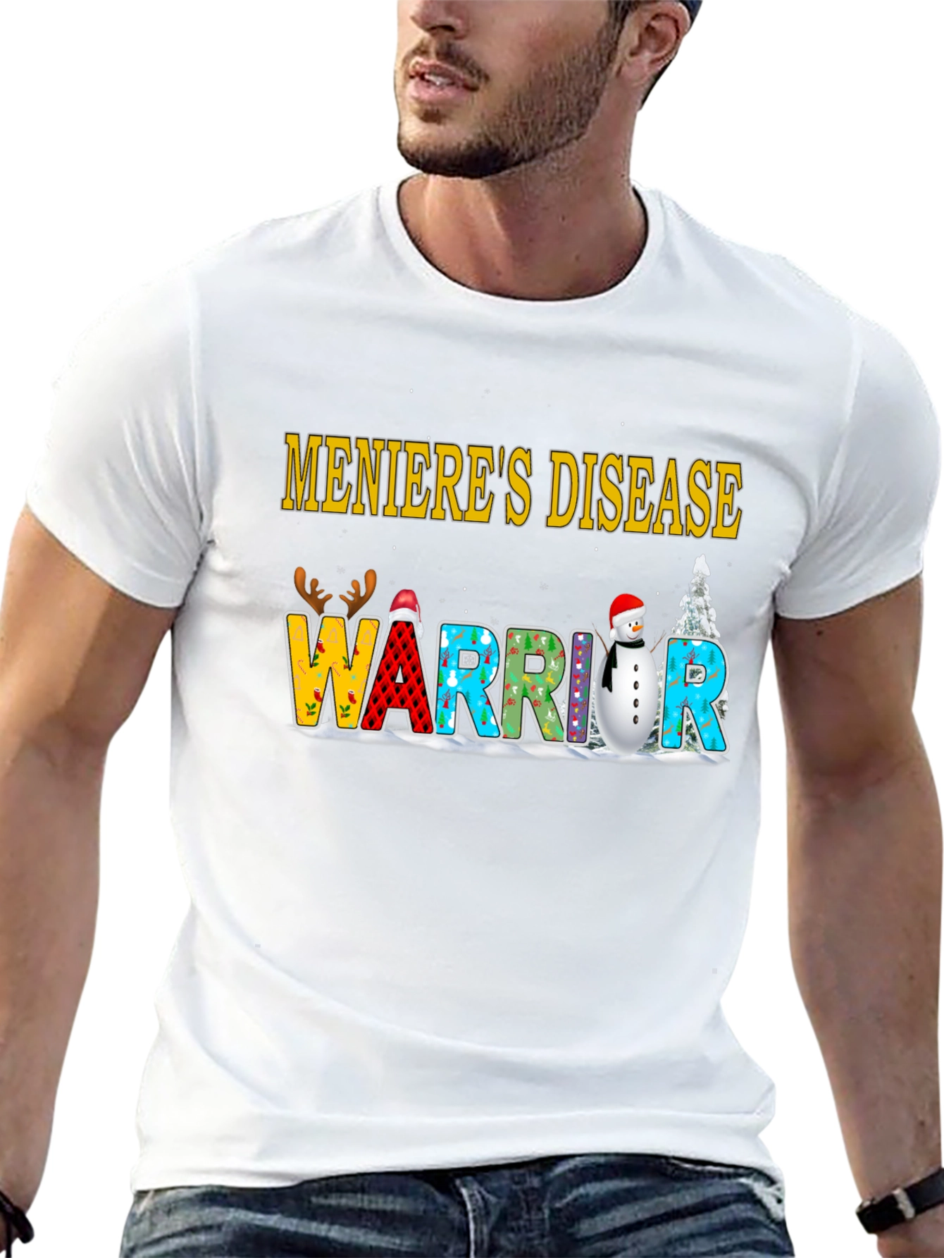 Menieres Disease Warrior Holiday T-Shirt
