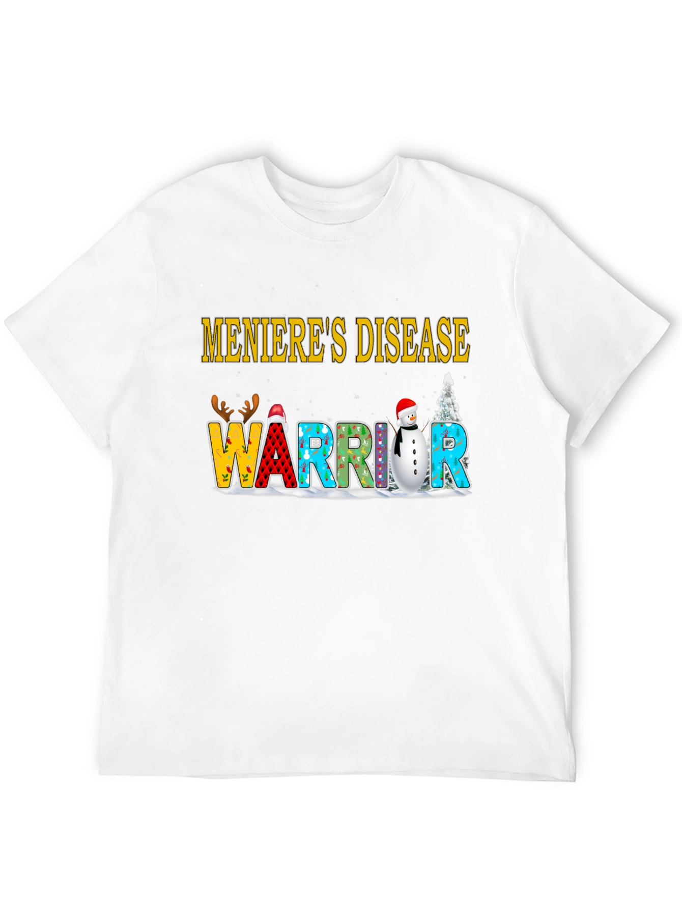 Menieres Disease Warrior Holiday T-Shirt