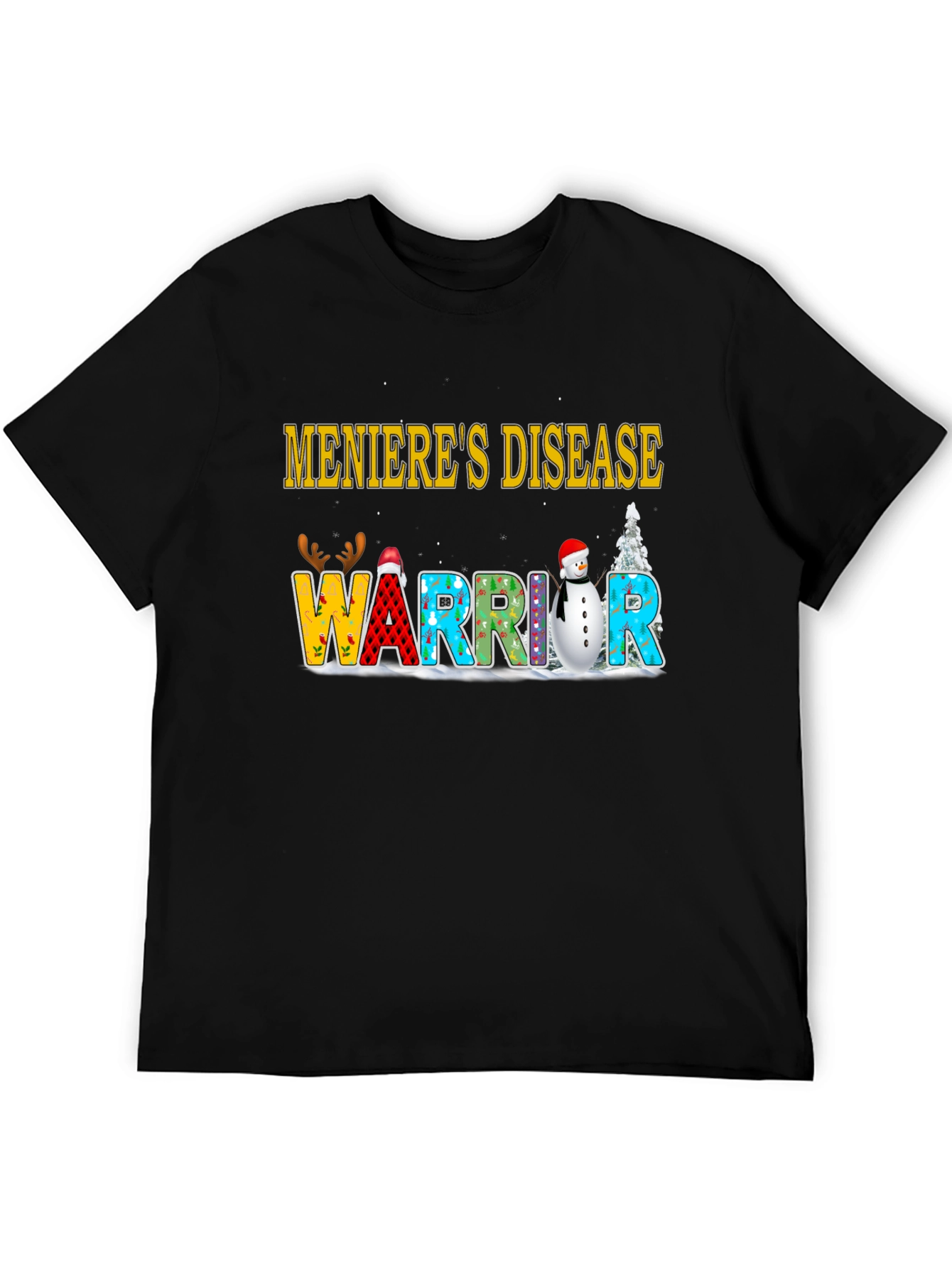 Menieres Disease Warrior Holiday T-Shirt