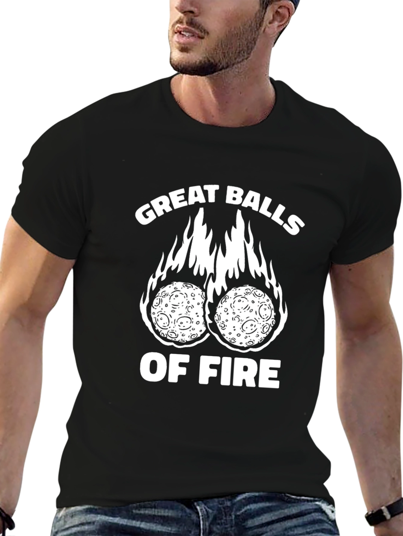 Great Balls of Fire Graphic T-Shirt