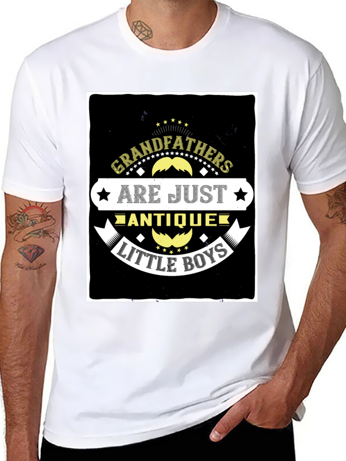 Grandfathers Antique Little Boys Graphic T-Shirt