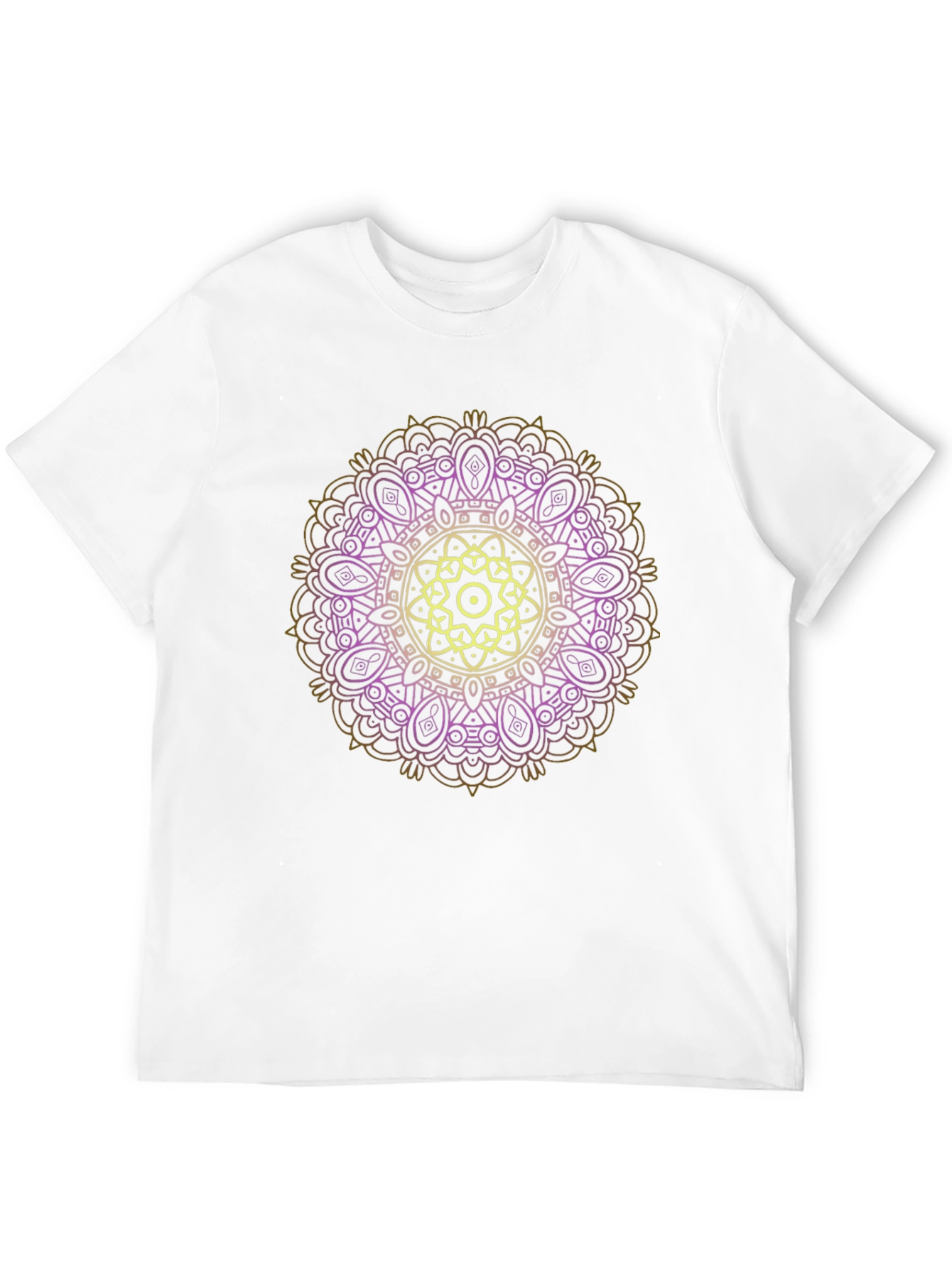 Mandala Graphic Tee - Stylish Black T-Shirt