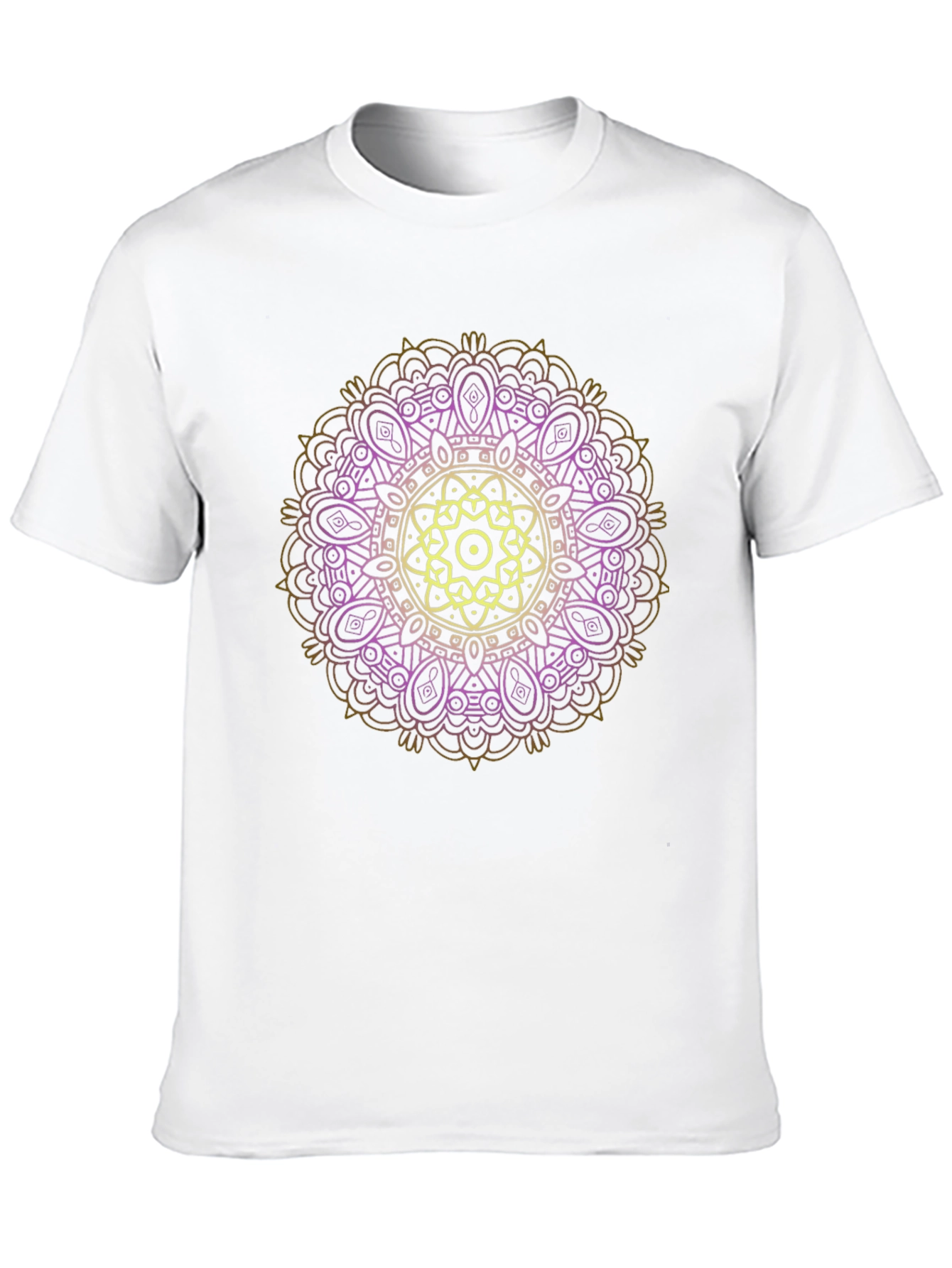 Mandala Graphic Tee - Stylish Black T-Shirt