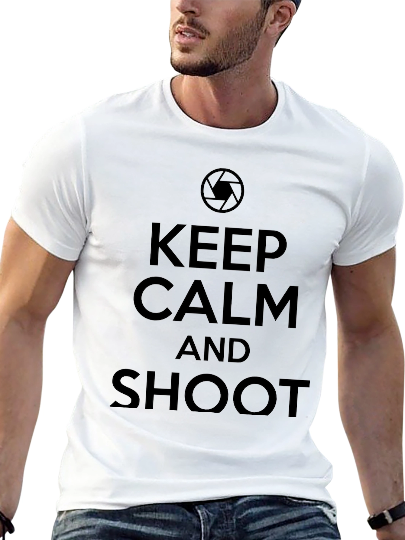 Keep Calm & Shoot Graphic Tee - Photography Lovers