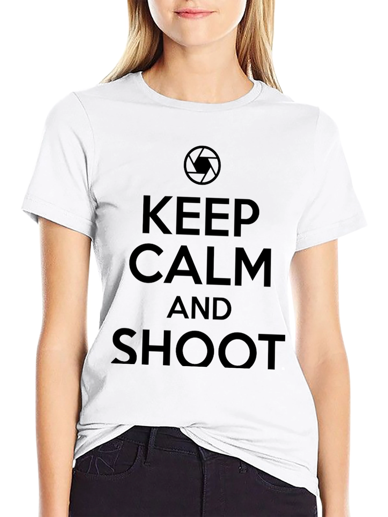 Keep Calm & Shoot Graphic Tee - Photography Lovers