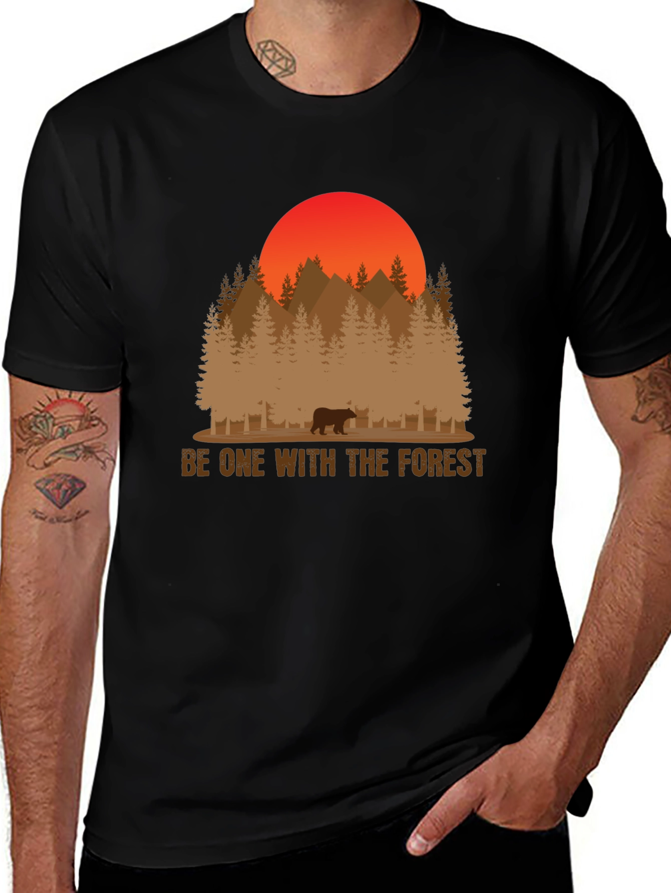 Be One With The Forest Graphic Tee