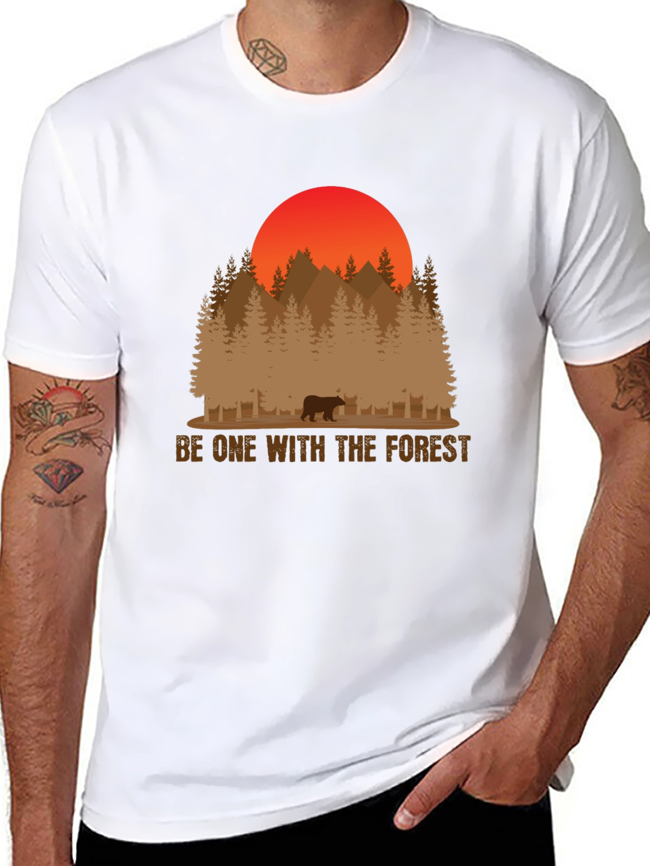Be One With The Forest Graphic Tee