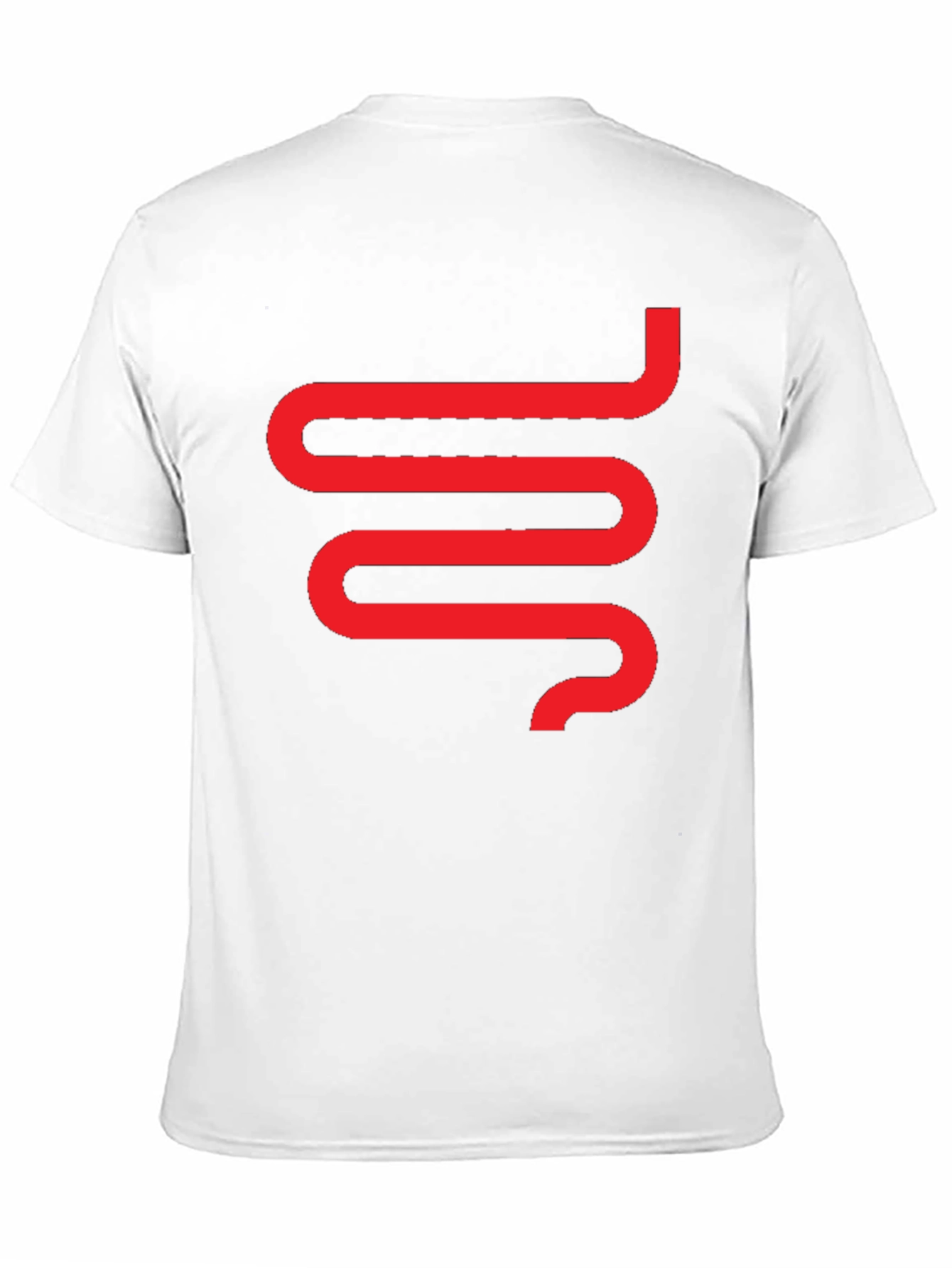 Modern Snake Graphic Tee - Black Cotton T-Shirt