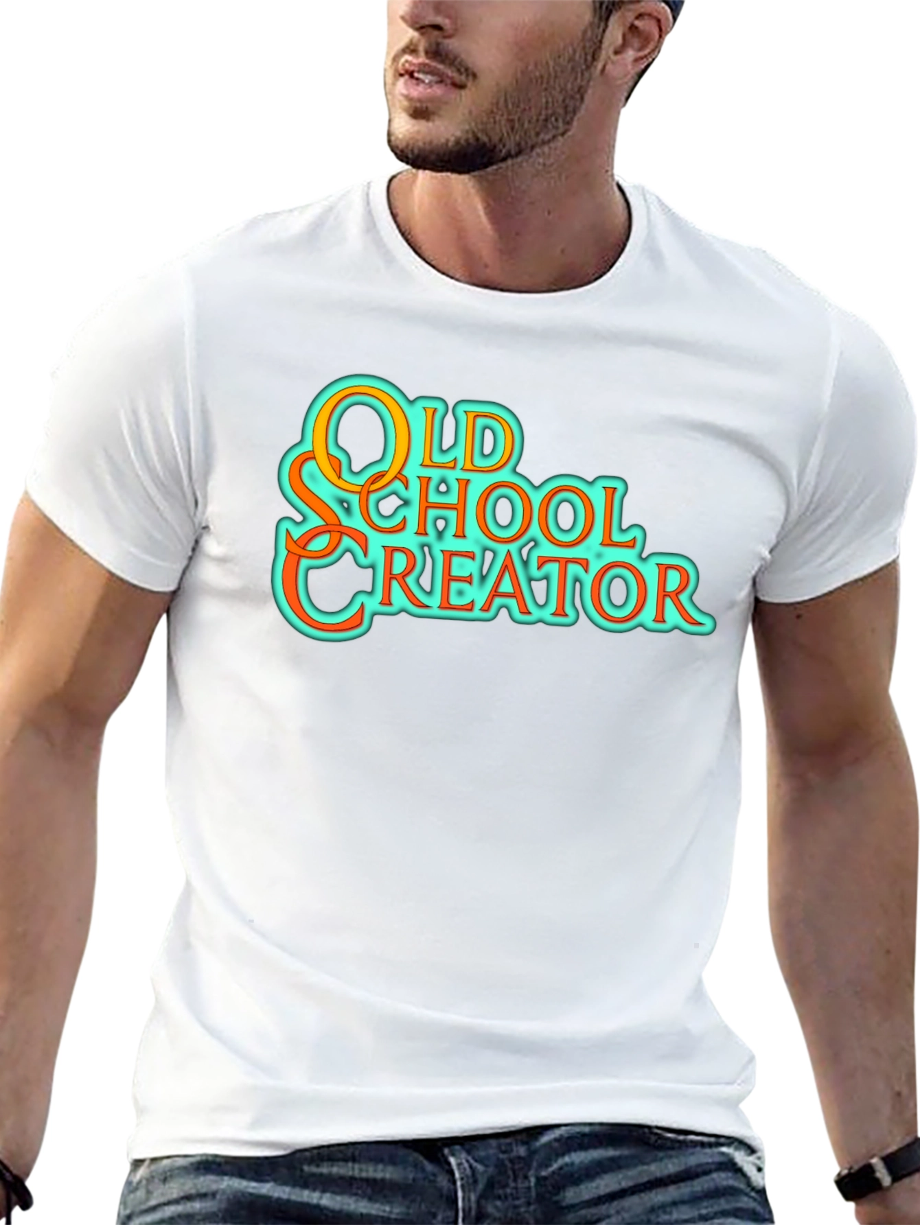 Old School Creator Black Graphic Tee