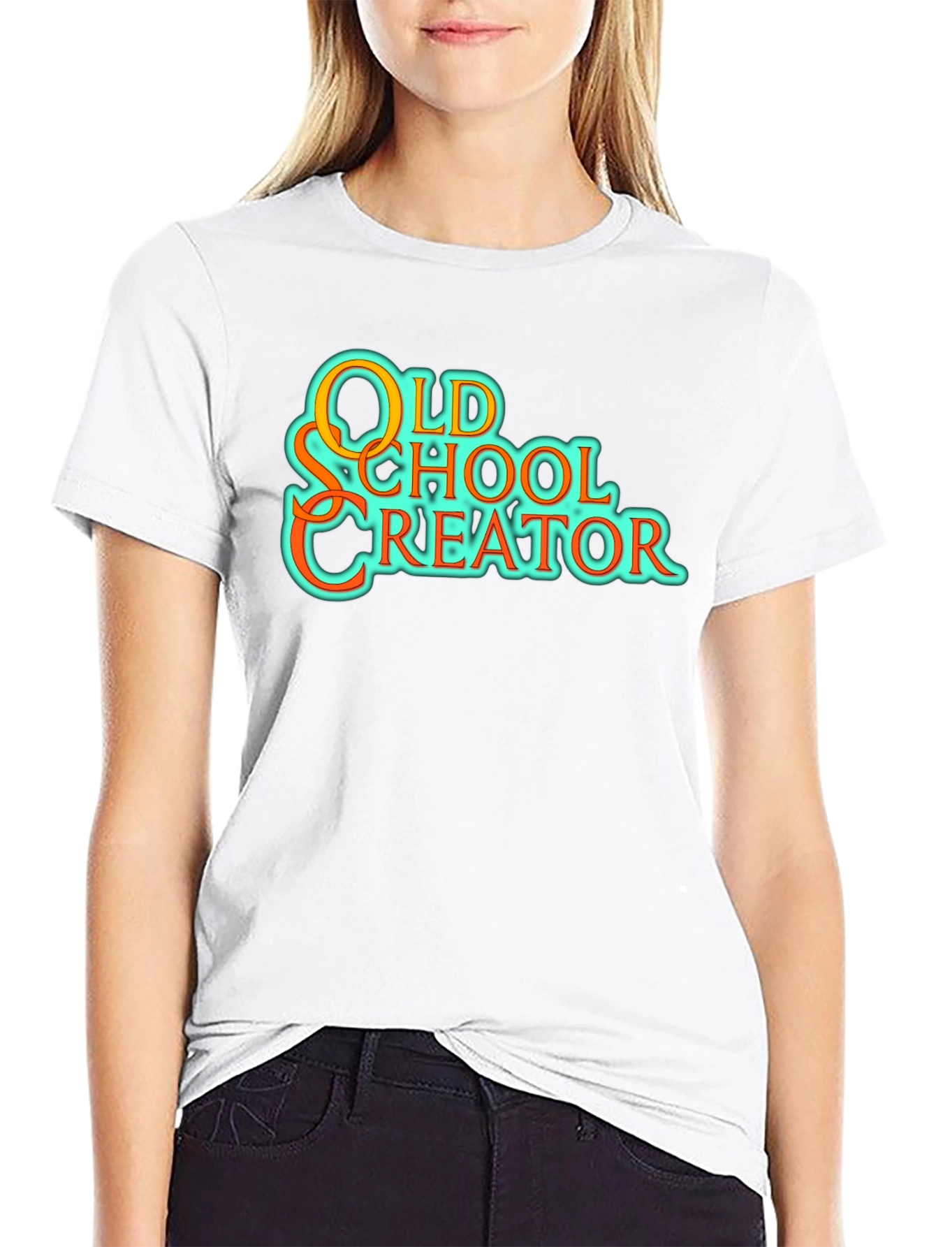 Old School Creator Black Graphic Tee