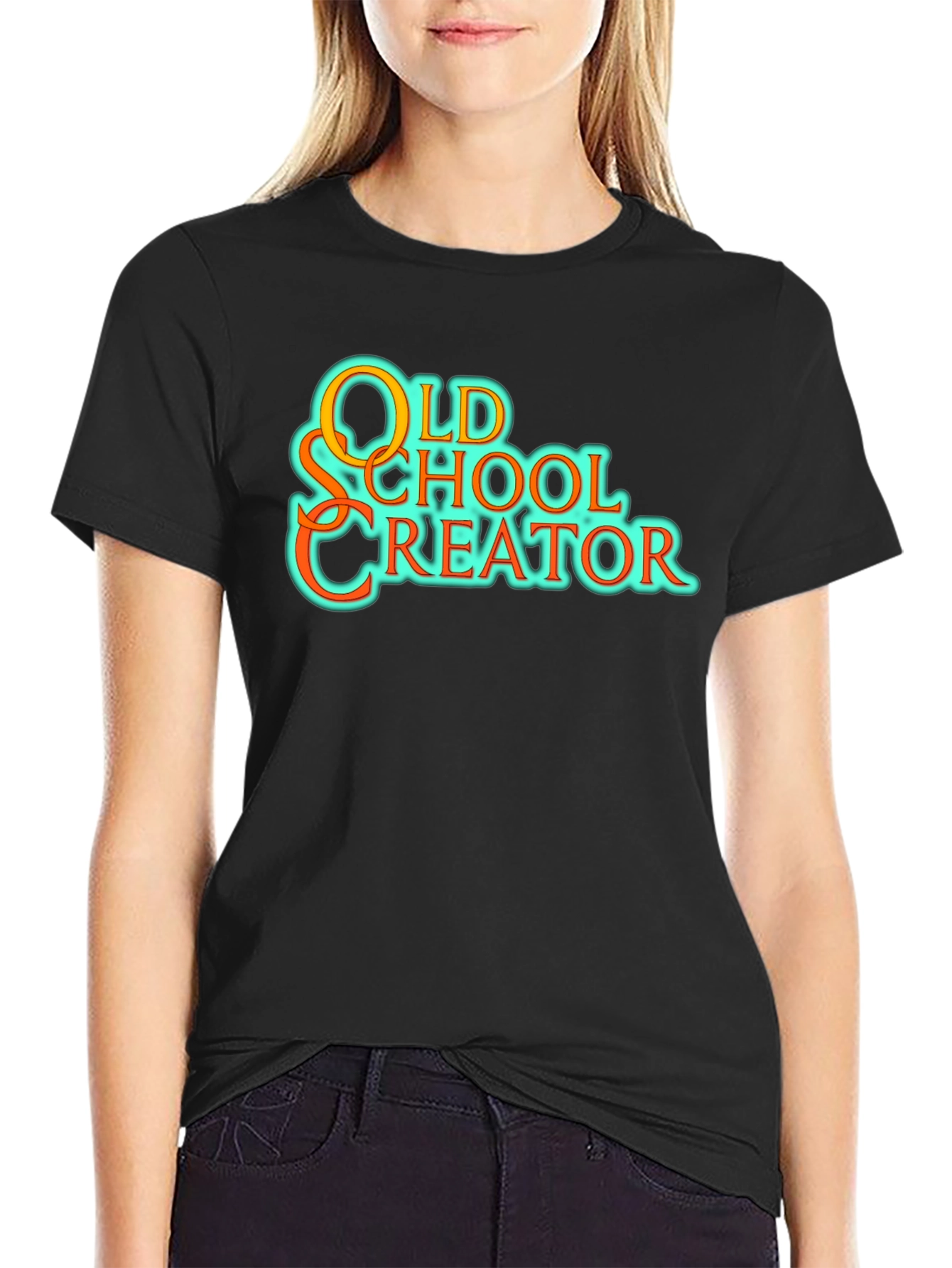 Old School Creator Black Graphic Tee