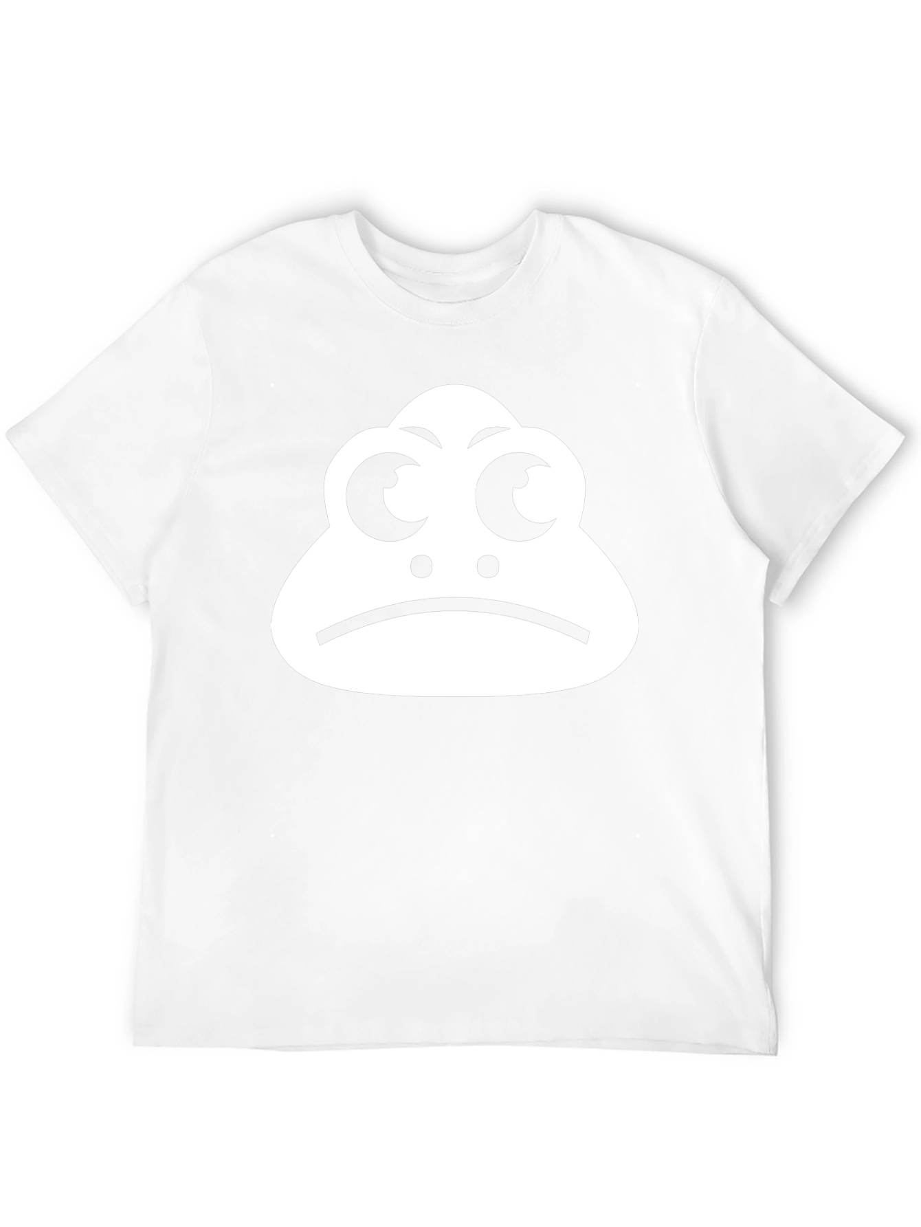 Sad Frog Graphic T-Shirt - Black Cotton Tee