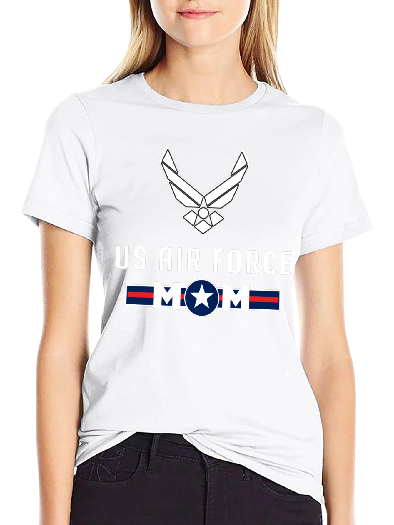 US Air Force Mom T-Shirt - Military Pride