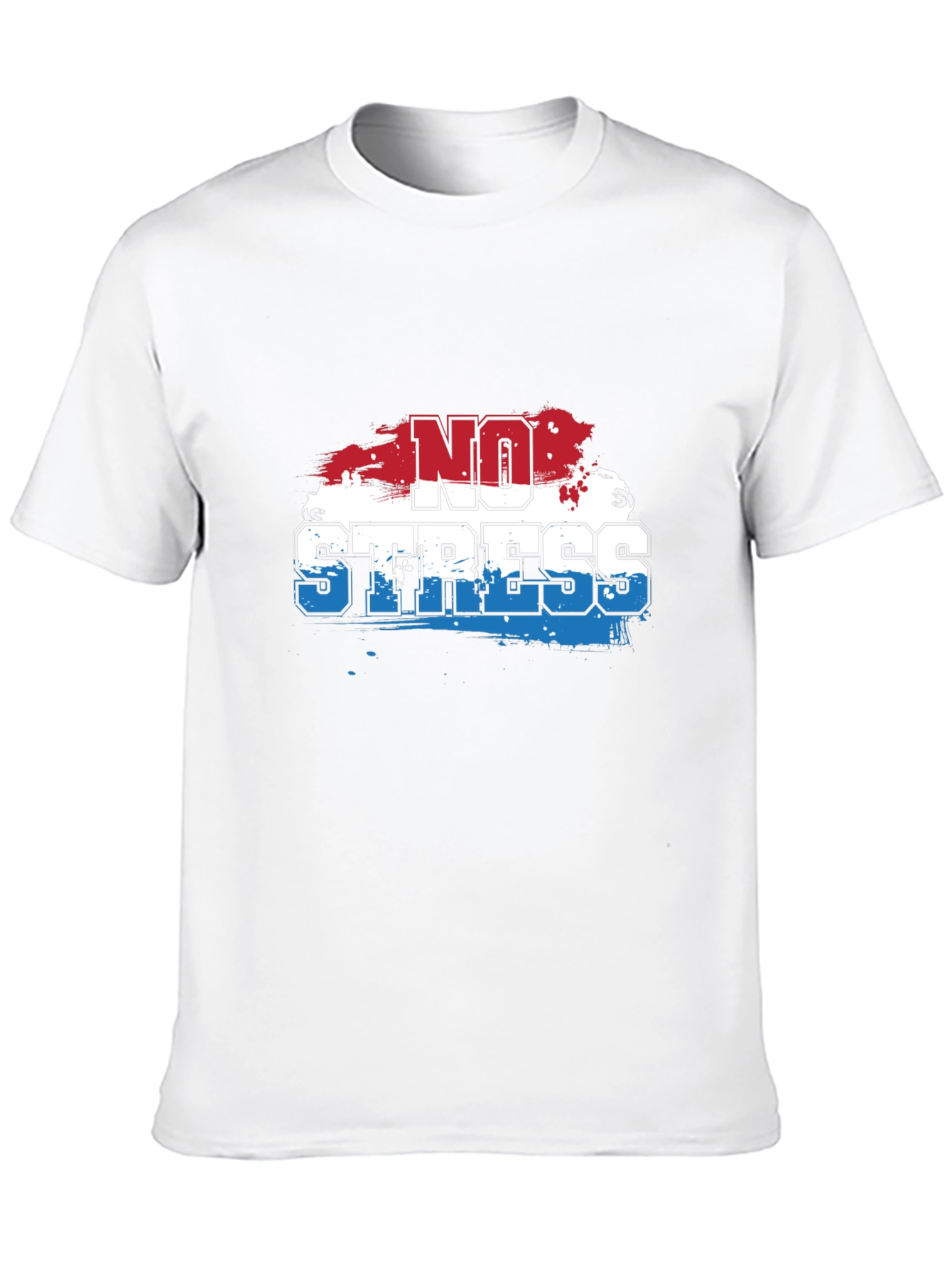 No Stress Graphic Tee - Casual Comfort