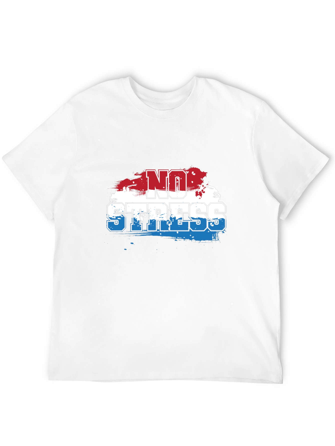 No Stress Graphic Tee - Casual Comfort