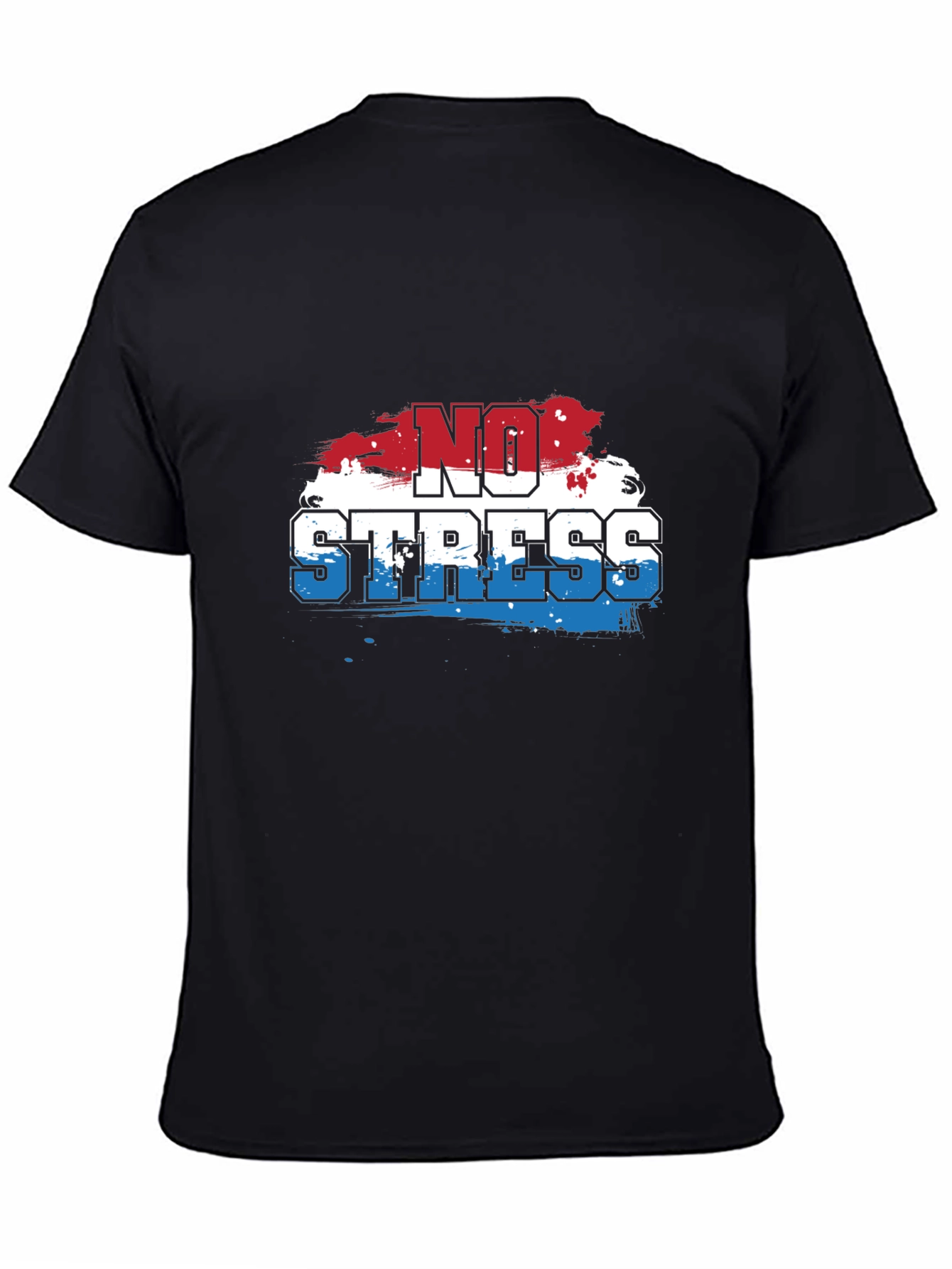 No Stress Graphic Tee - Casual Comfort